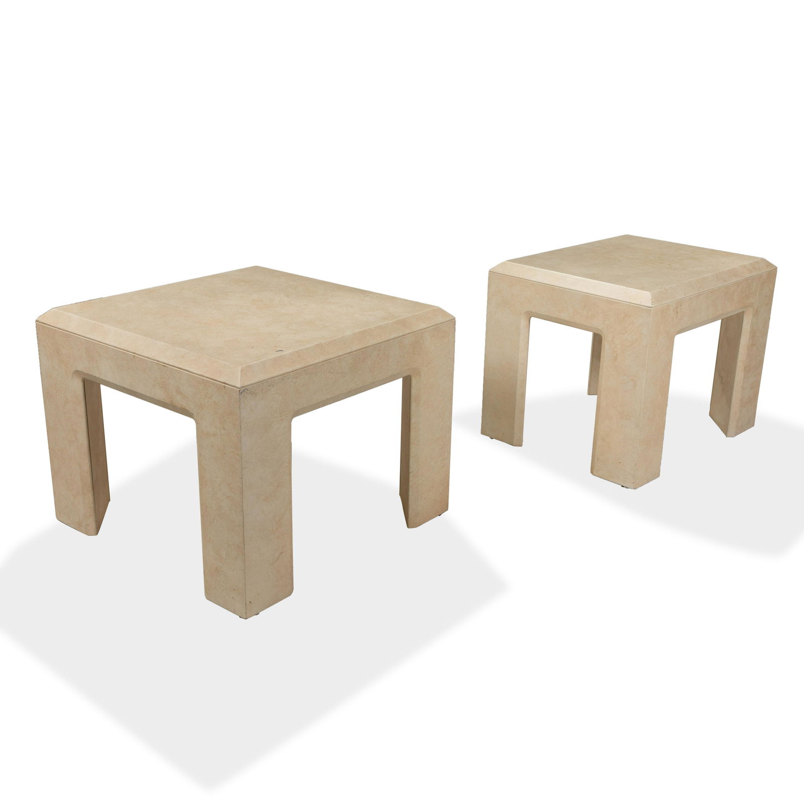 Faux Stone End Tables (1 of 2)