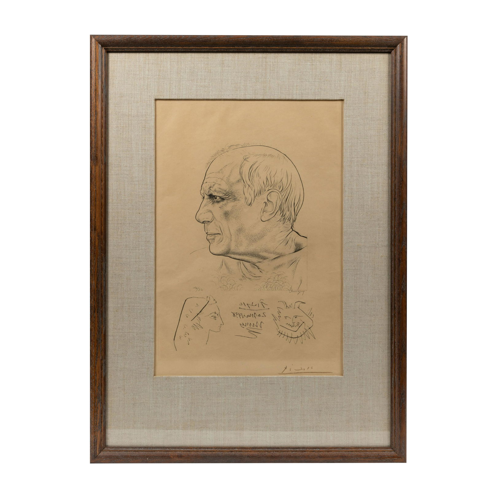 Pablo Picasso & Paul Lemagny - Etching - Signed (1 of 6)