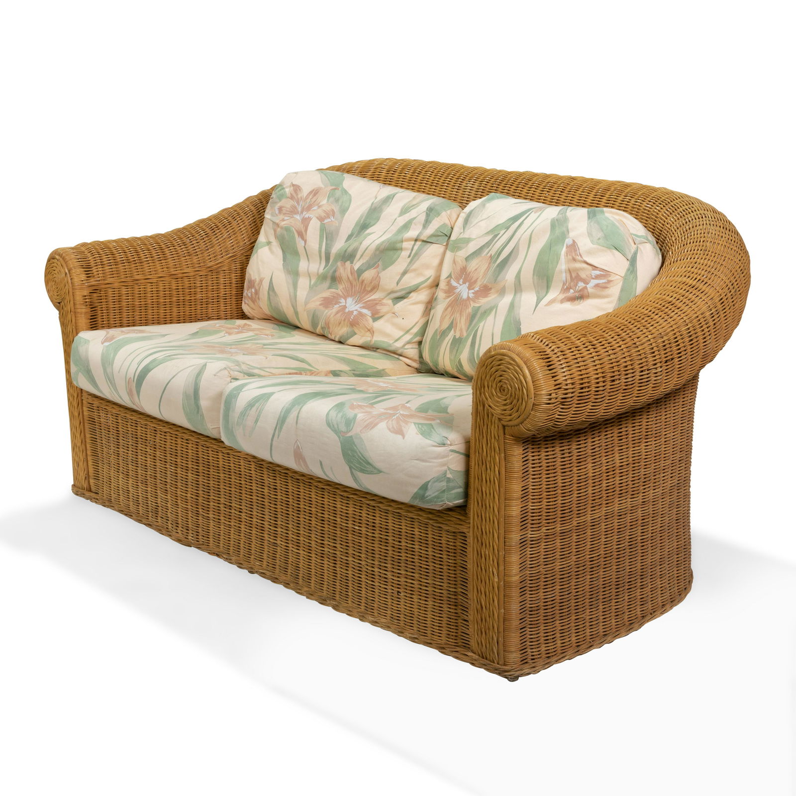 Wicker Loveseat (1 of 3)