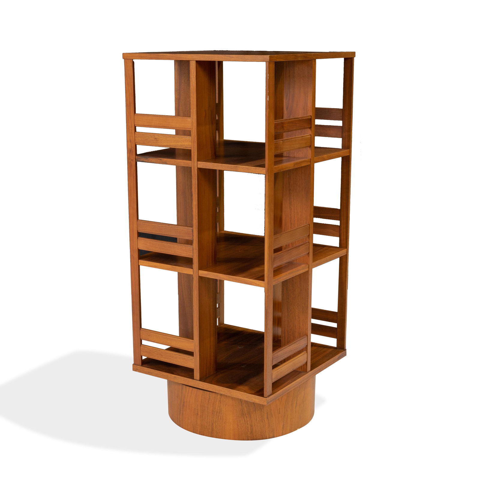 Swedish Teak Revolving Bookcase (1 of 3)