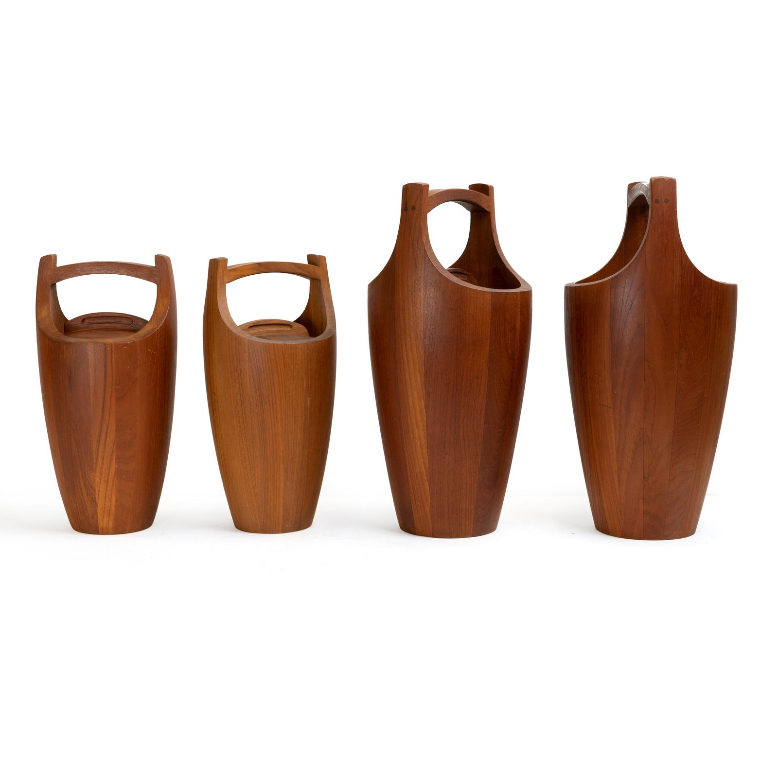 Dansk Teak Ice Buckets - 4 (1 of 4)