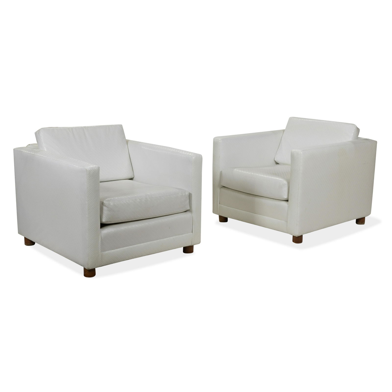 Mid Century Cube Chairs - Pair (1 of 2)