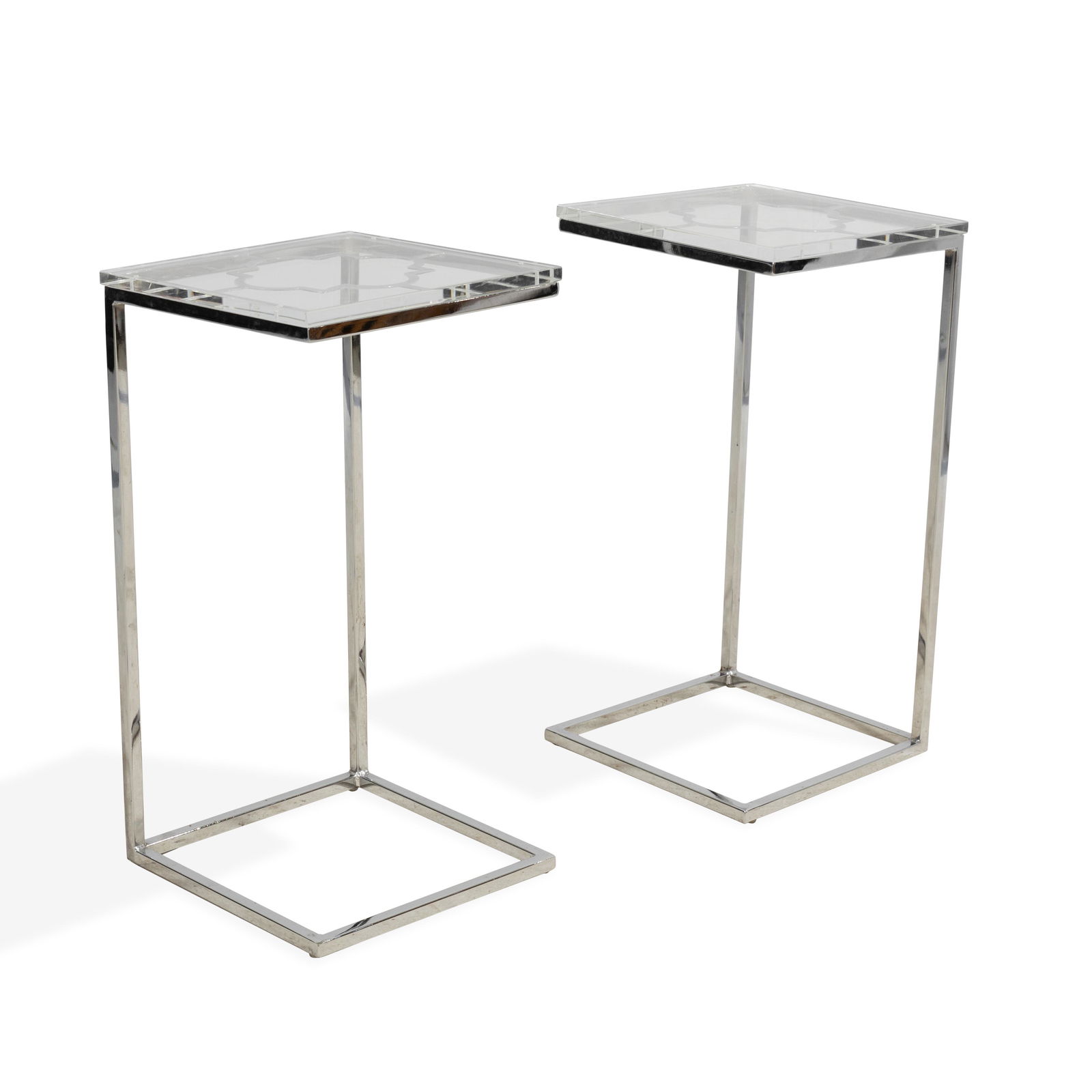 Chrome and Lucite Tables (1 of 1)