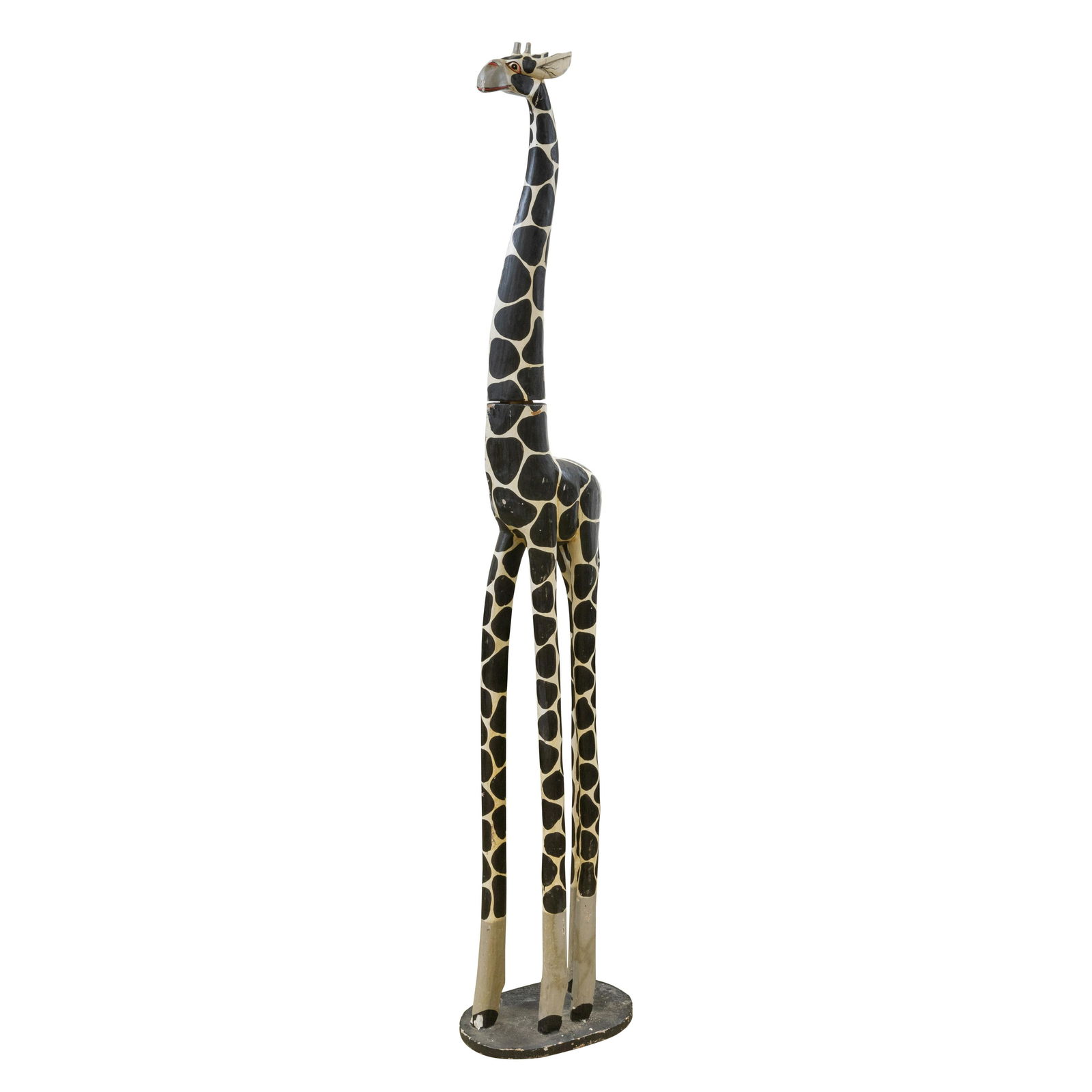 Mid Century Carved Giraffe (1 of 4)