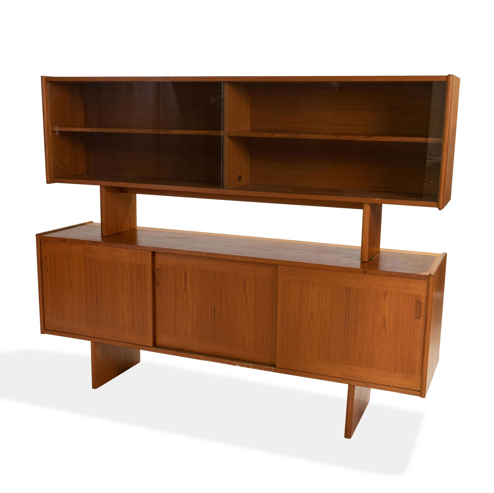 Danish Teak Two Part Credenza (1 of 3)