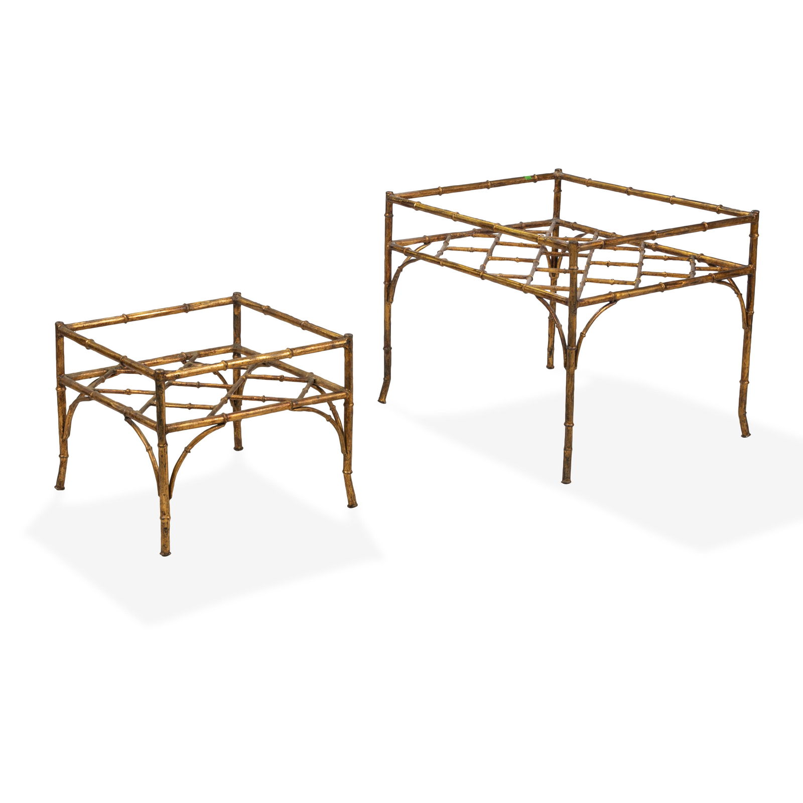 Gilt Iron Bamboo Side Tables - 2 (1 of 2)