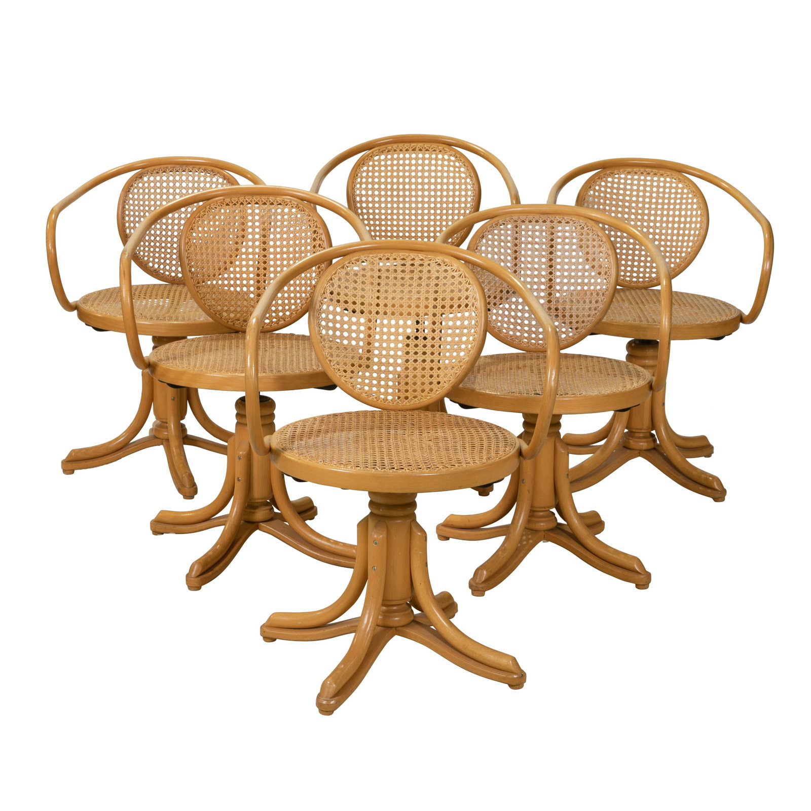 Thonet Style Swiveling Chairs (1 of 3)