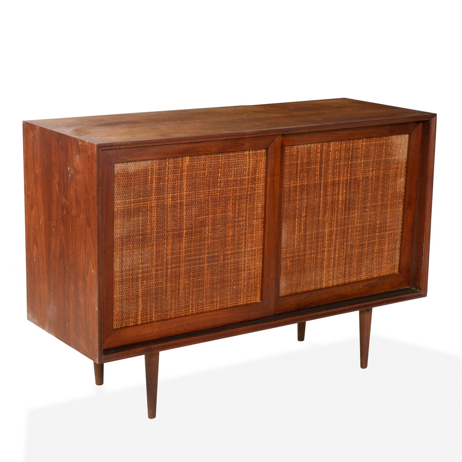Walnut Compact Credenza (1 of 3)
