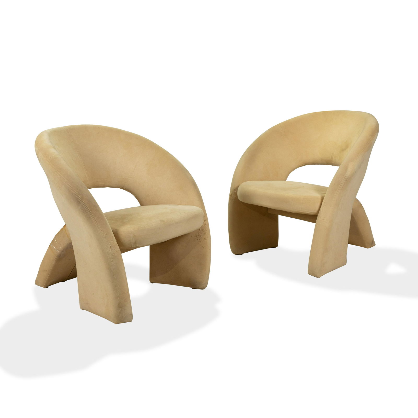 Modern Suede Chairs (1 of 3)