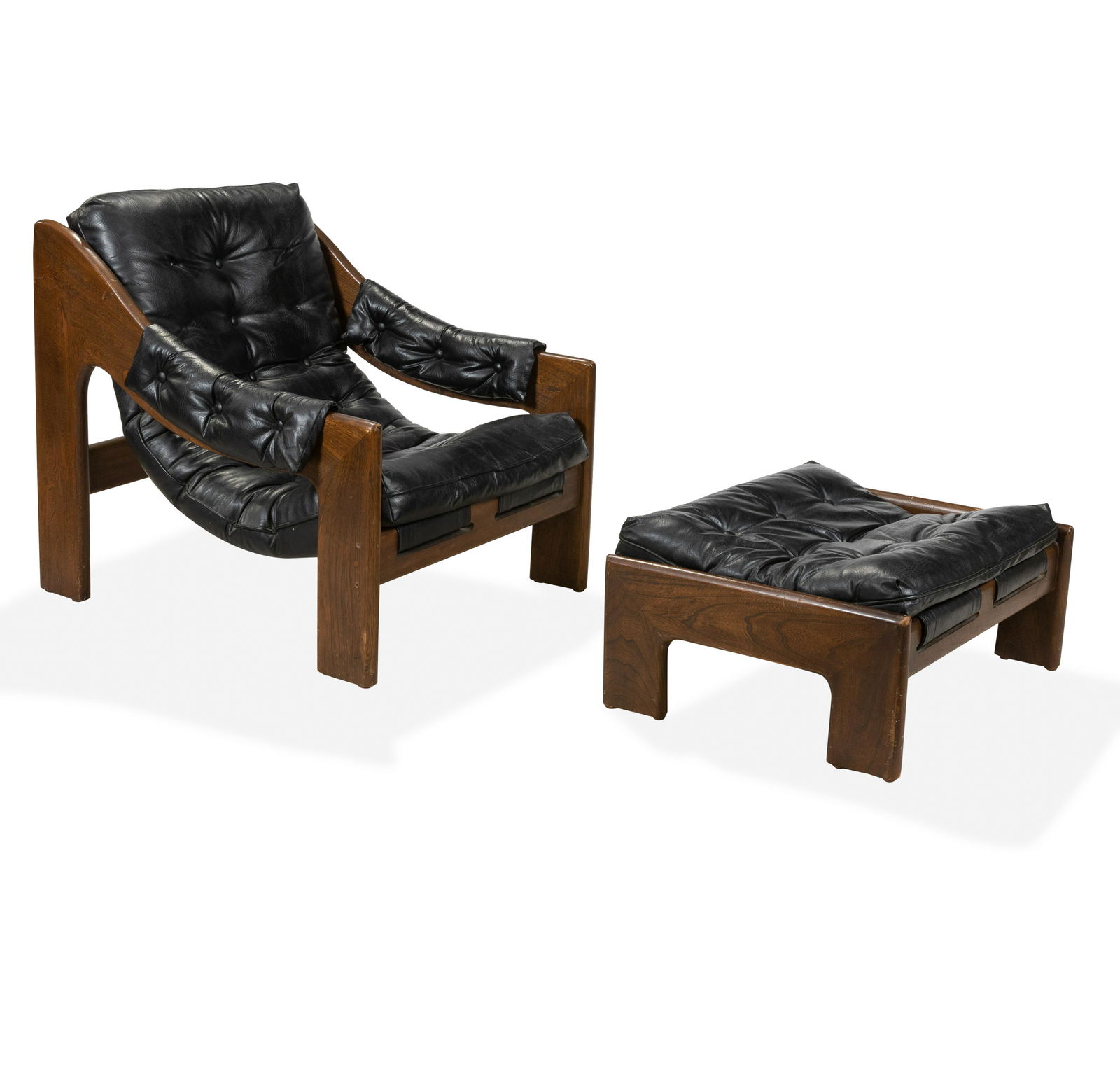 Jean Gillon Style Chair & Ottoman (1 of 3)