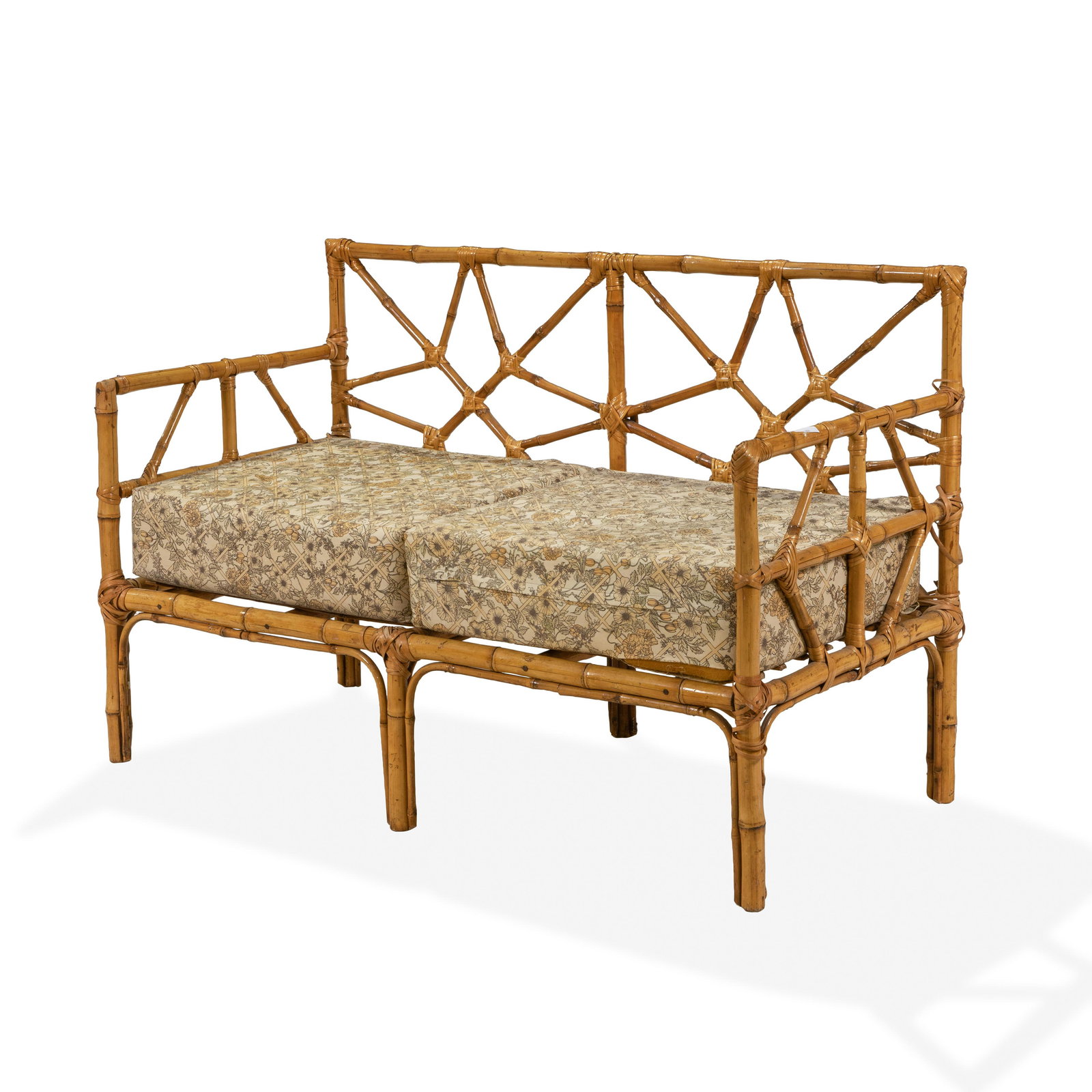 Rattan Love Seat (1 of 2)