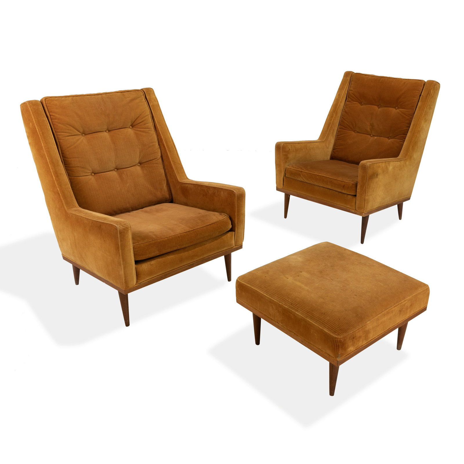 Milo Baughman - Lounge Chairs and Ottoman (1 of 5)
