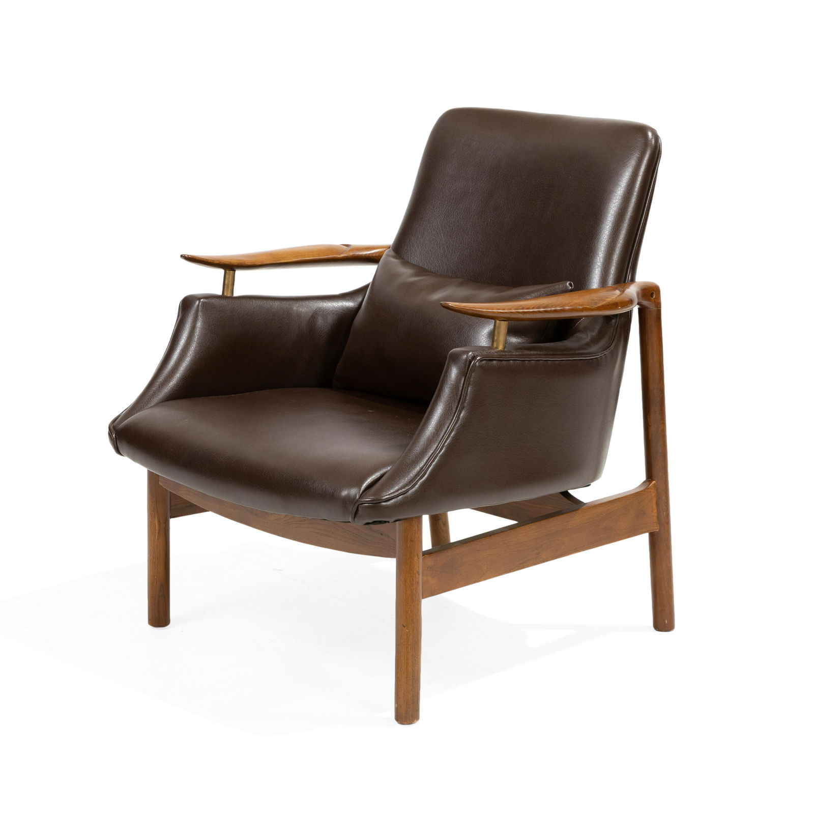 Finn Juhl Style - Leather Lounge Chair (1 of 4)