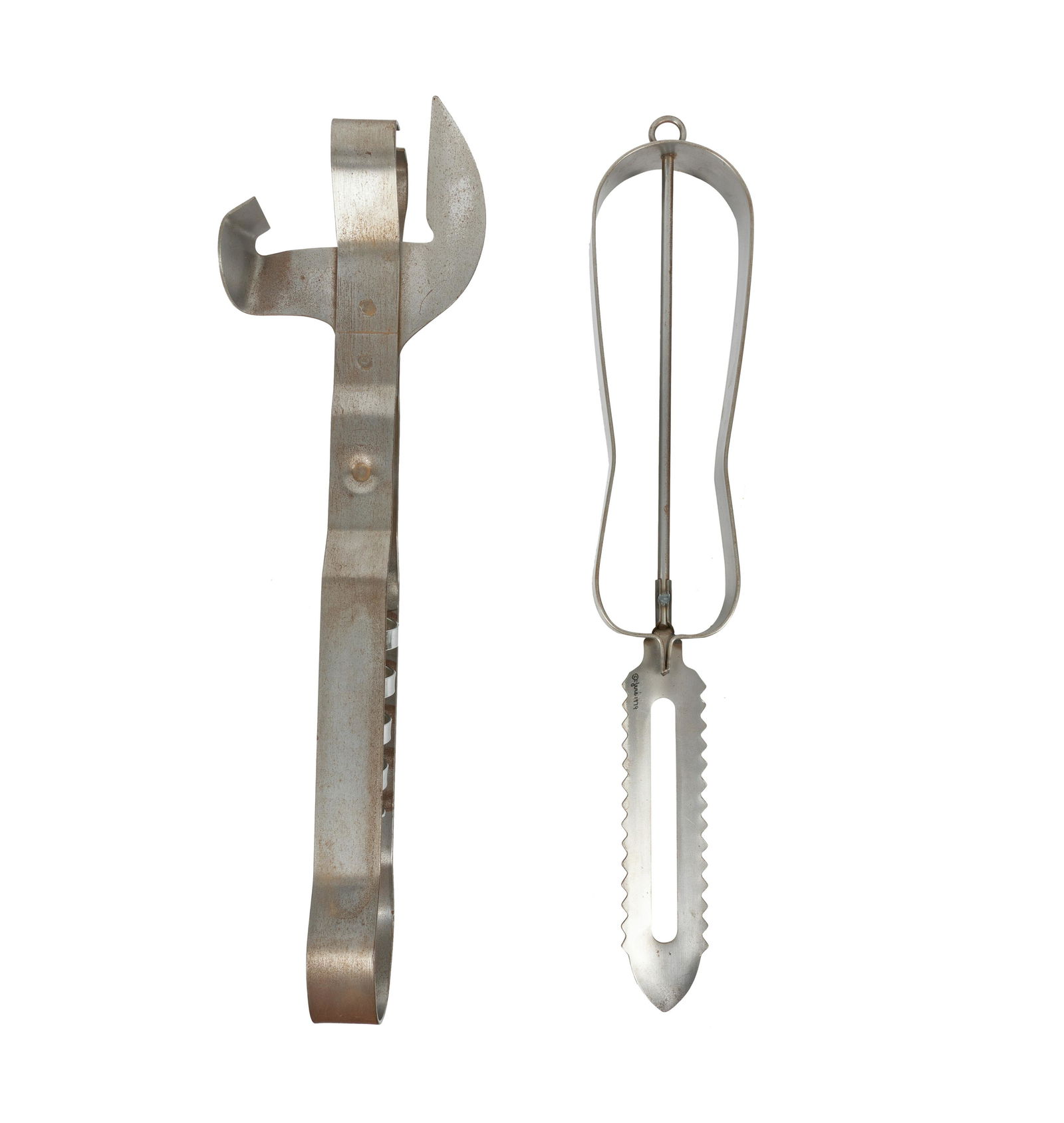 Curtis Jere - Corkscrew & Peeler: Description - A signed and dated 1979 Curtis Jere corkscrew and peeler. Dimensions - 24"