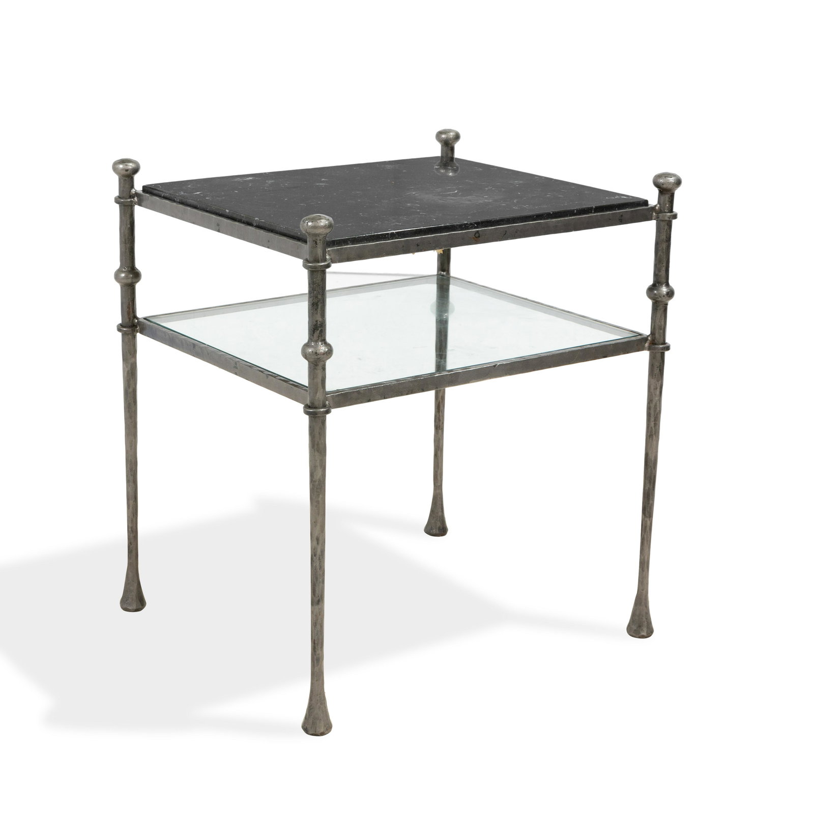 Hammered Iron & Marble Table (1 of 2)