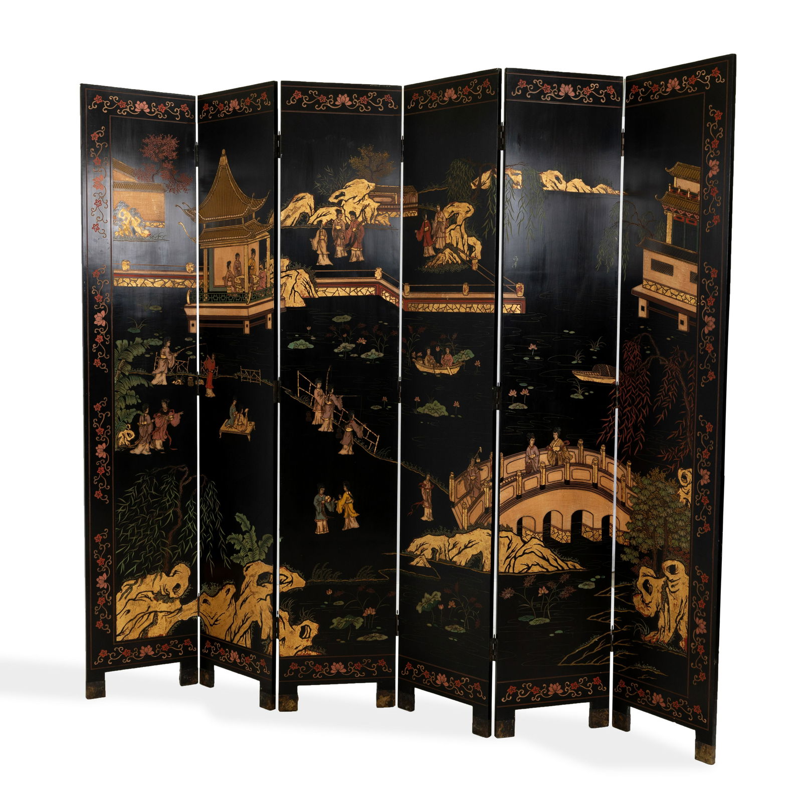 Maitland Smith - Oriental Folding Screen (1 of 6)