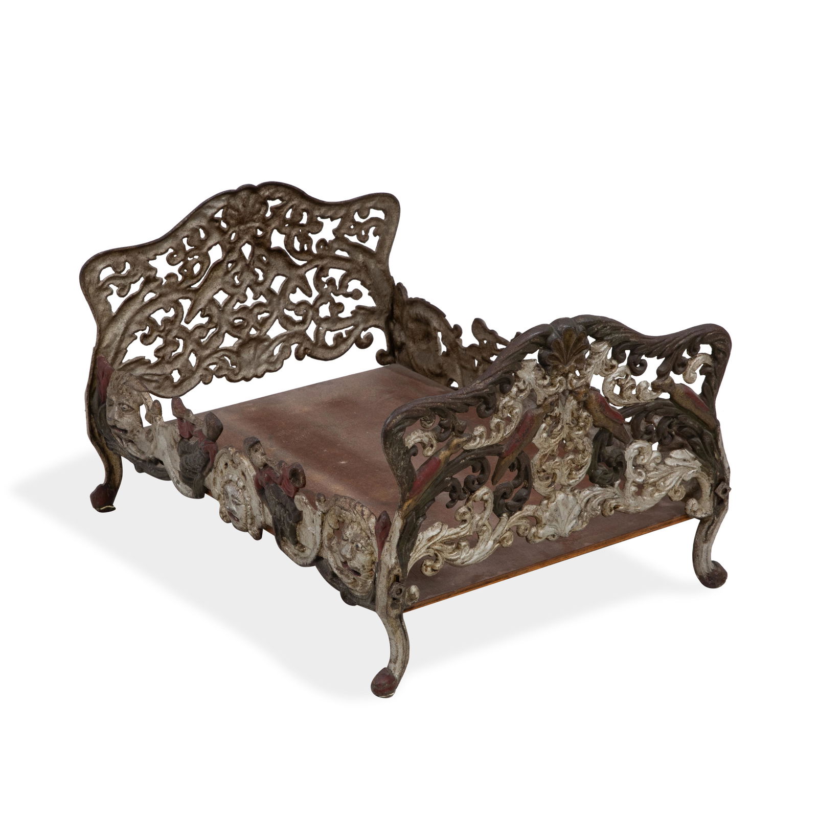 iron doll bed
