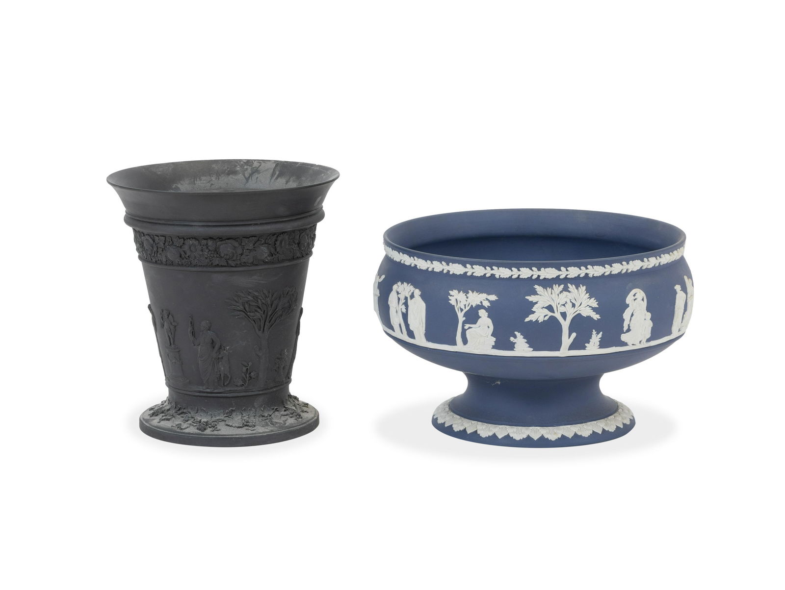 Wedgewood - Basalt Vase and Bowl (1 of 5)