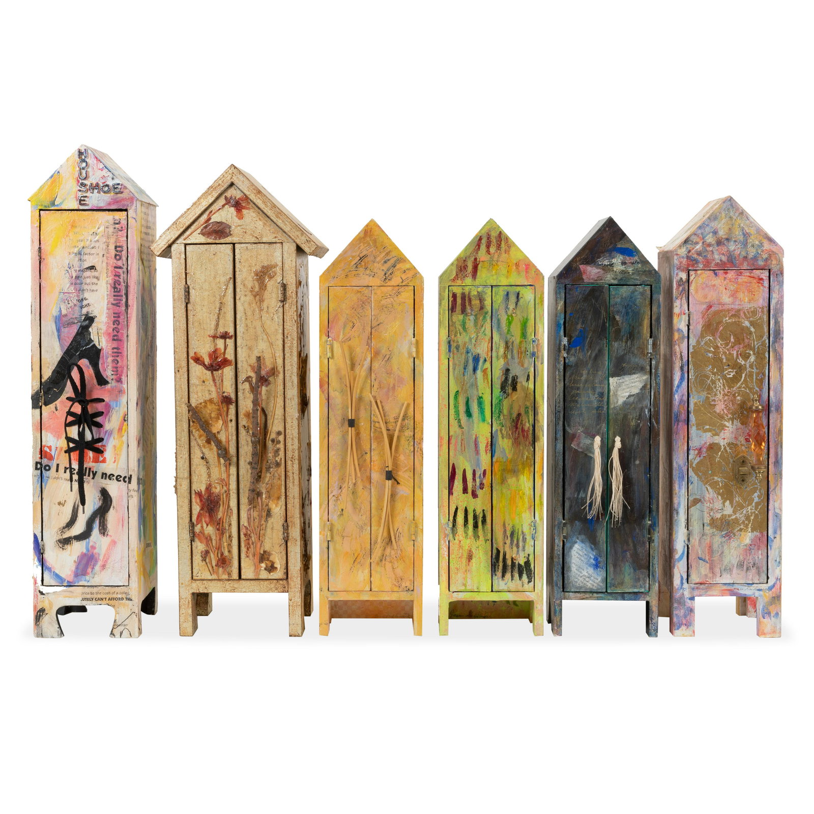 Joan Goldsmith - Folk Art Shadowbox Houses (1 of 3)