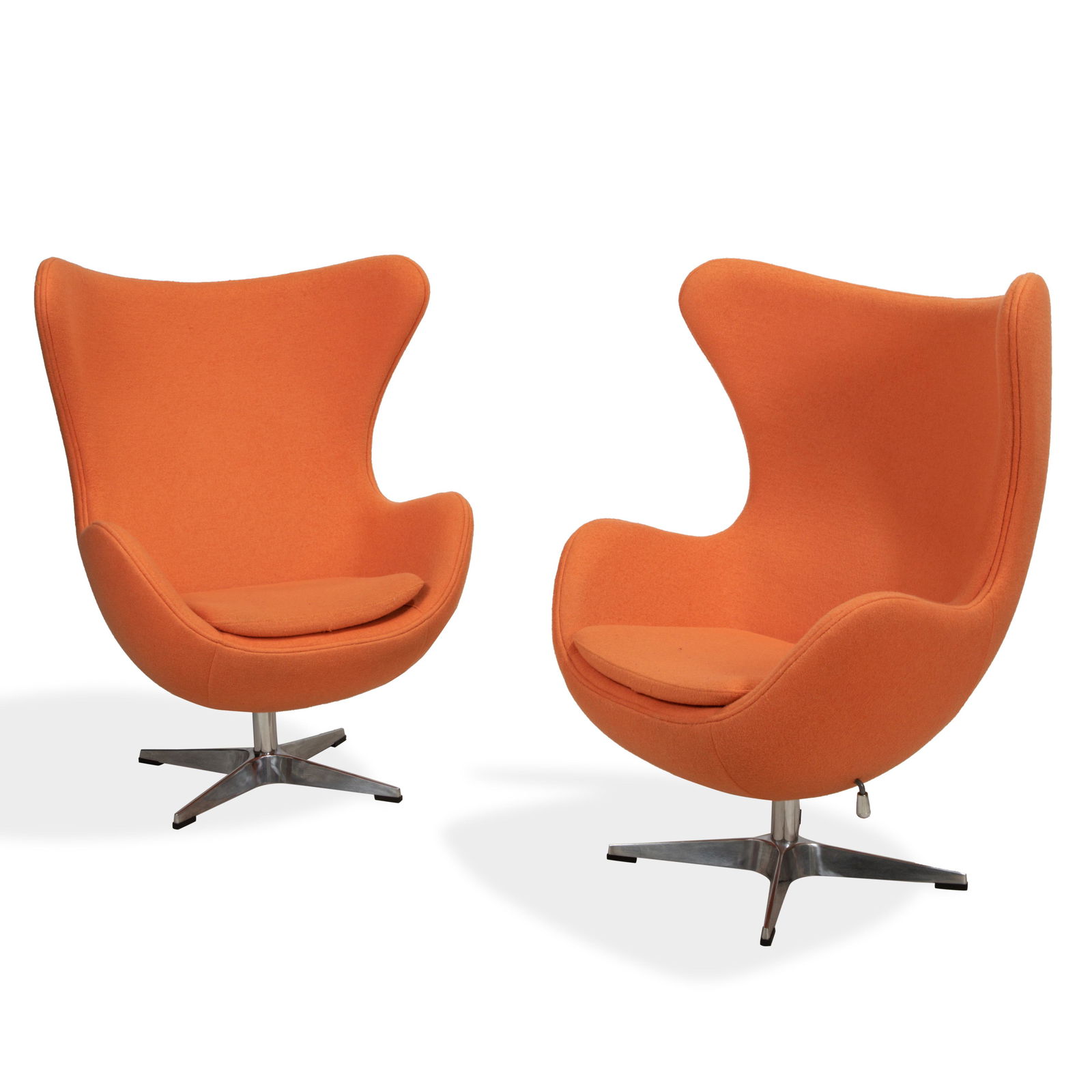 Arne Jacobsen Style - Egg Chairs - Pair (1 of 3)