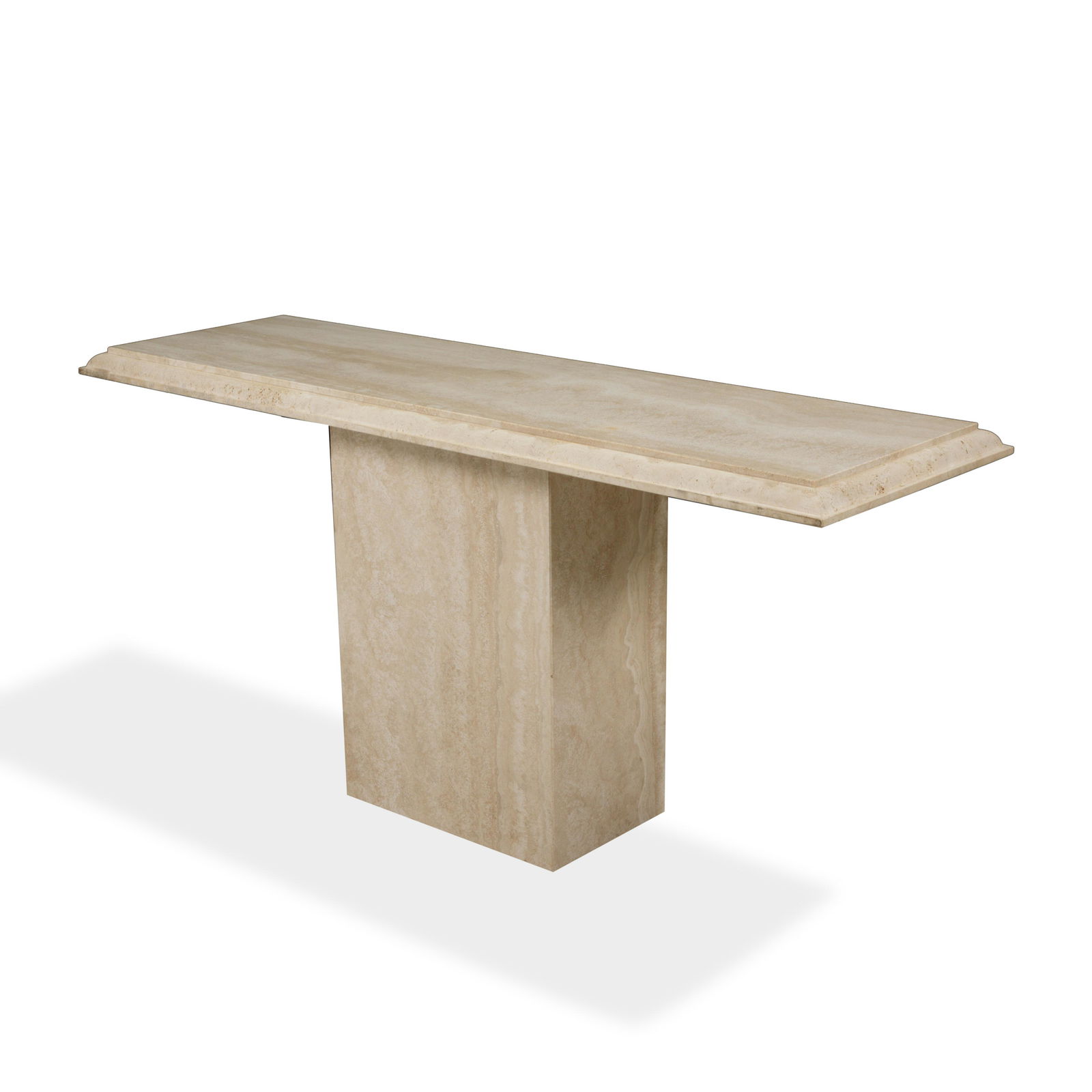 Travertine Marble Console (1 of 2)