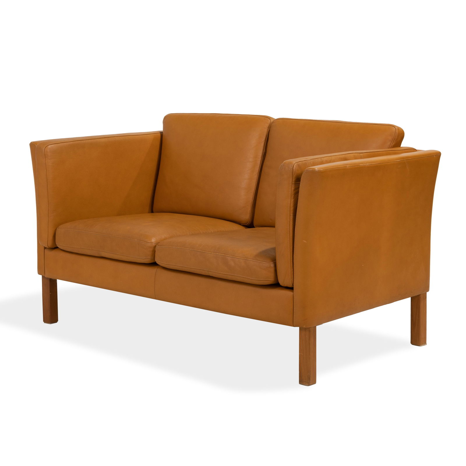 Borge Mogensen (Attr.) - Leather Loveseat (1 of 3)