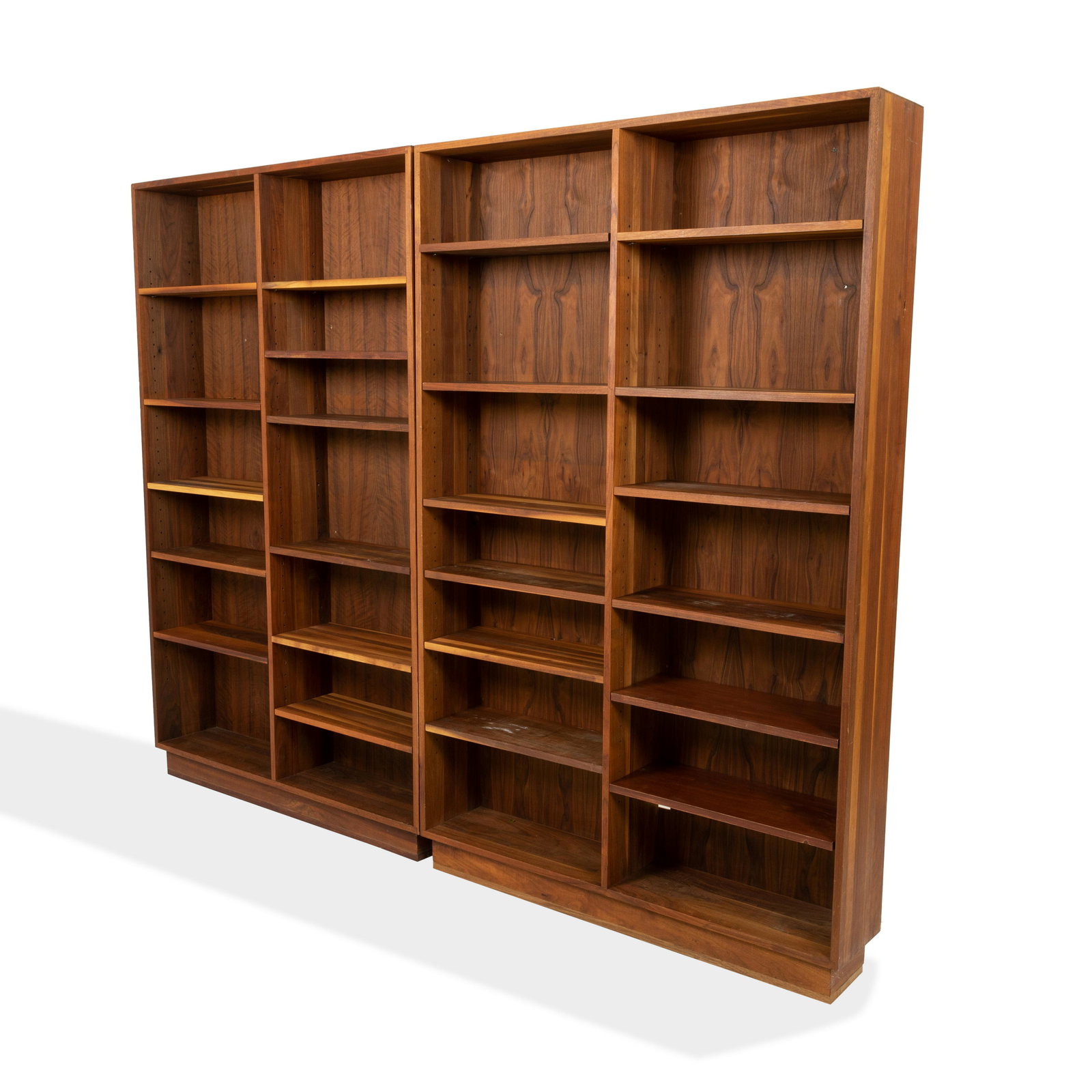 Danish Style Mixed Wood Bookcases (1 of 6)