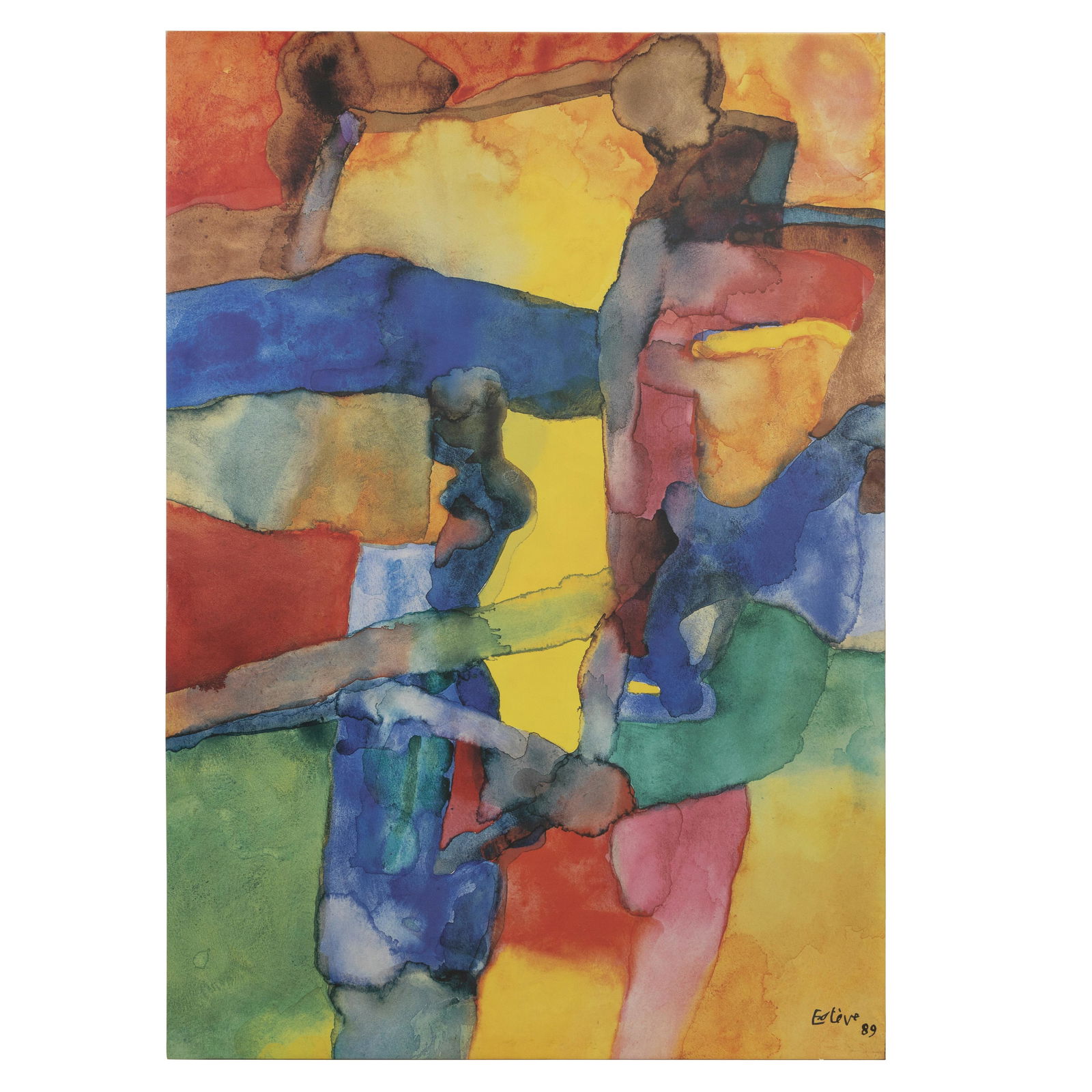 Maurice Esteve - Abstract Print on Canvas (1 of 4)