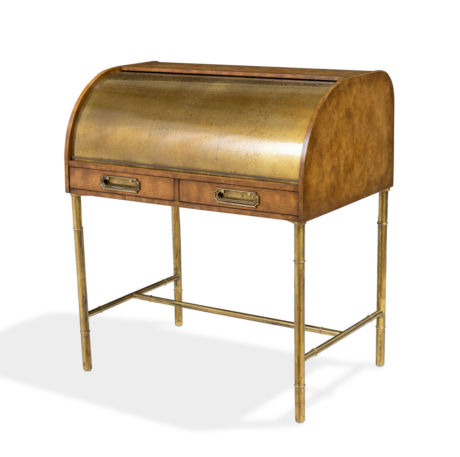 Mastercraft - Faux Bamboo Roll Top Desk (1 of 6)