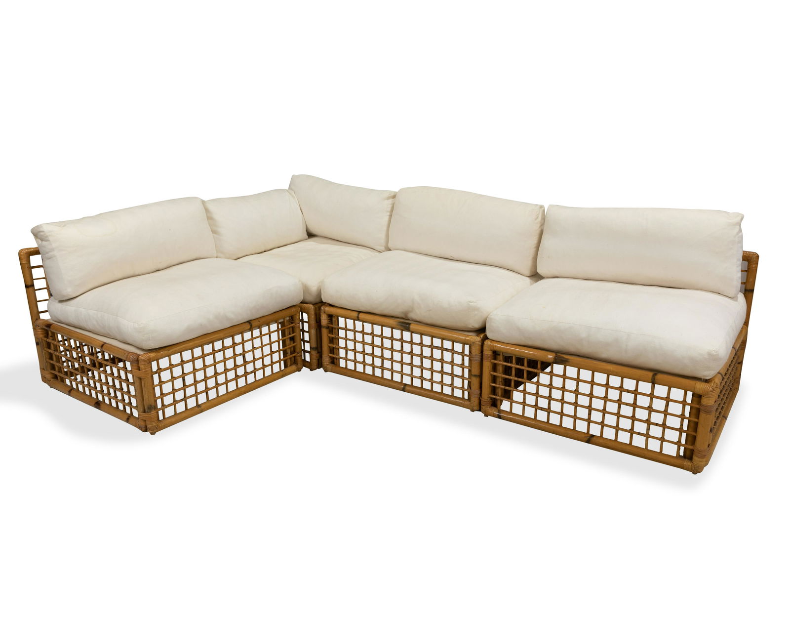 Rattan Sectional Sofa (1 of 3)