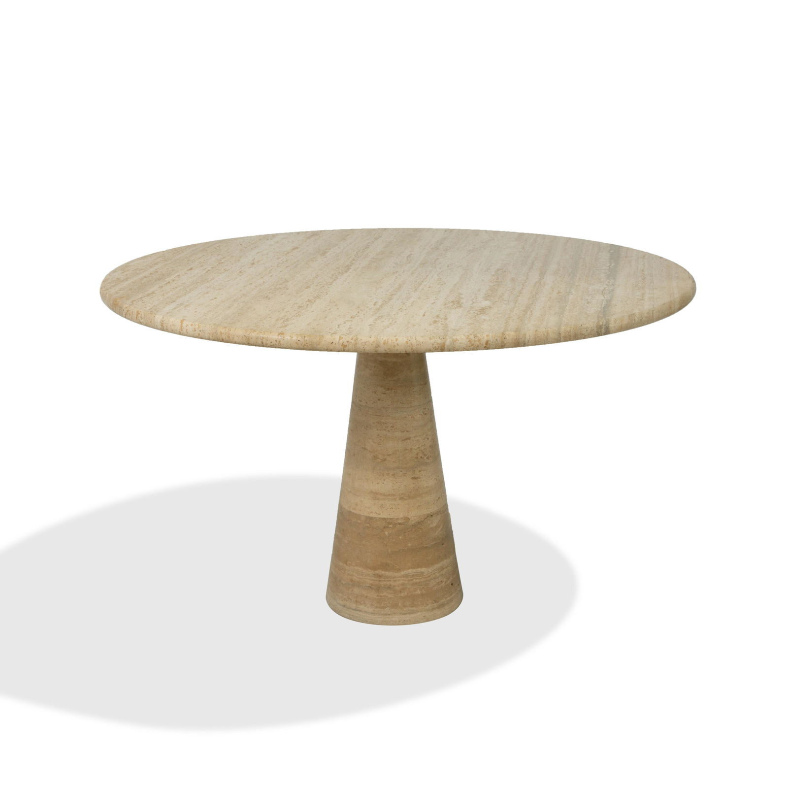 Angelo Mangiarotti Style - Travertine Table (1 of 4)