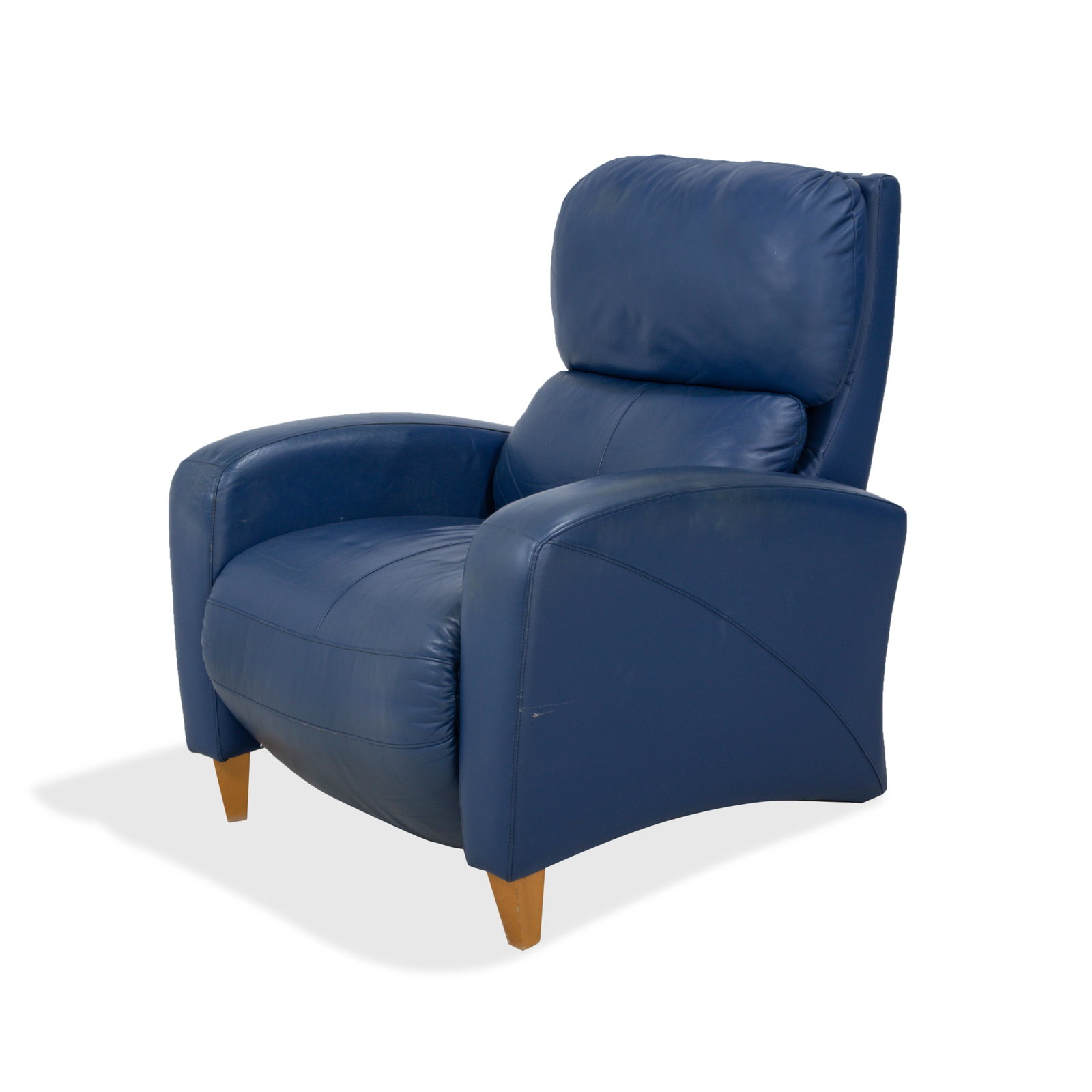 Leather Recliner: Description - Leather recliner. Dimensions - 37" x 32" x 34"