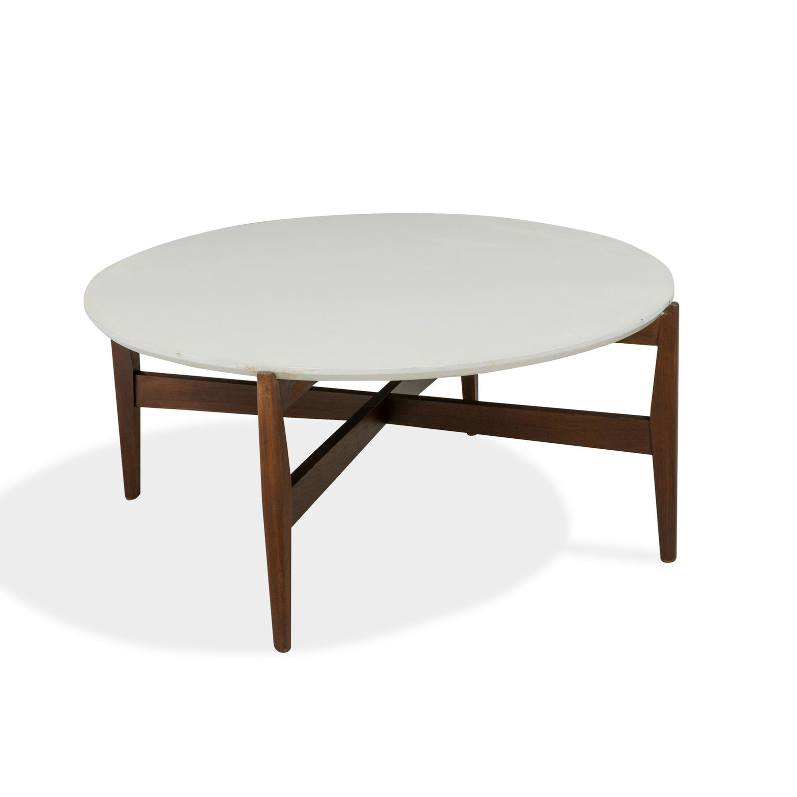 Laminate and Walnut Coffee Table (1 of 2)