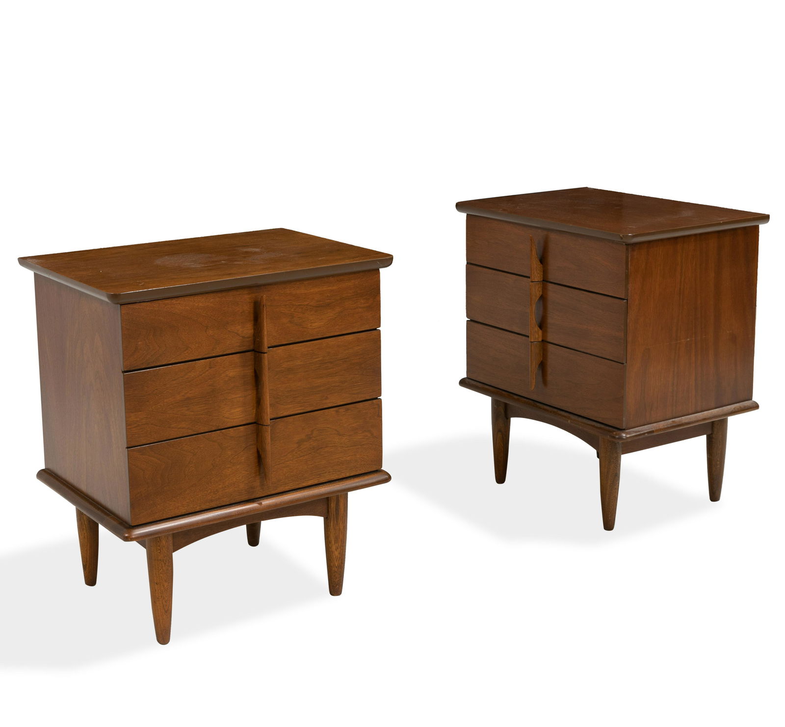 Mid Century Walnut Nightstands (1 of 3)