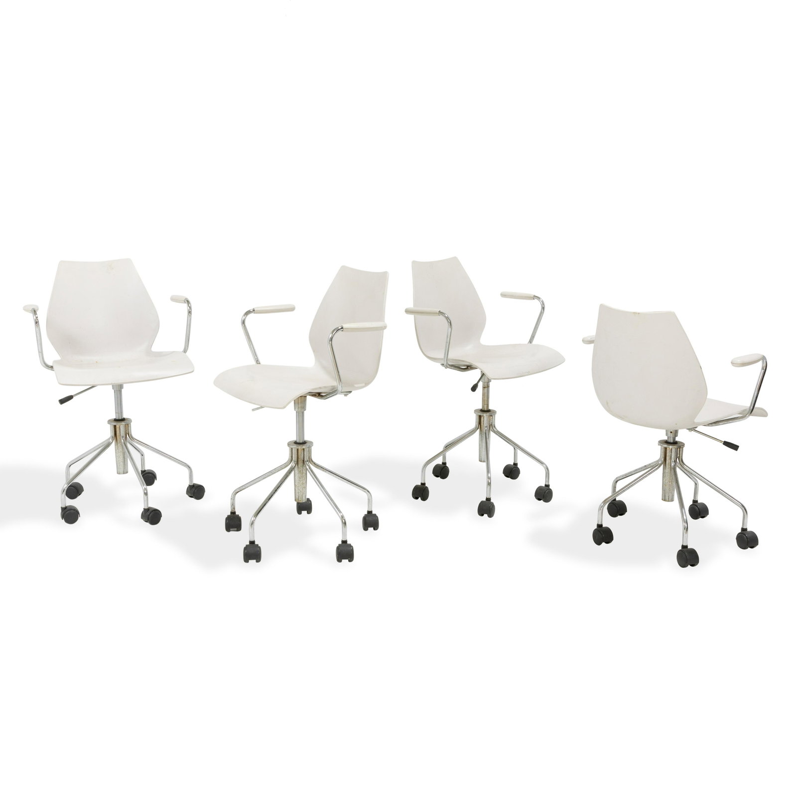 Vico Magistretti - Kartell - "Maui" Chairs - 4: Description - Vico Magistretti for Kartell "Maui" chairs. Dimensions - 31" x 23" x 19"