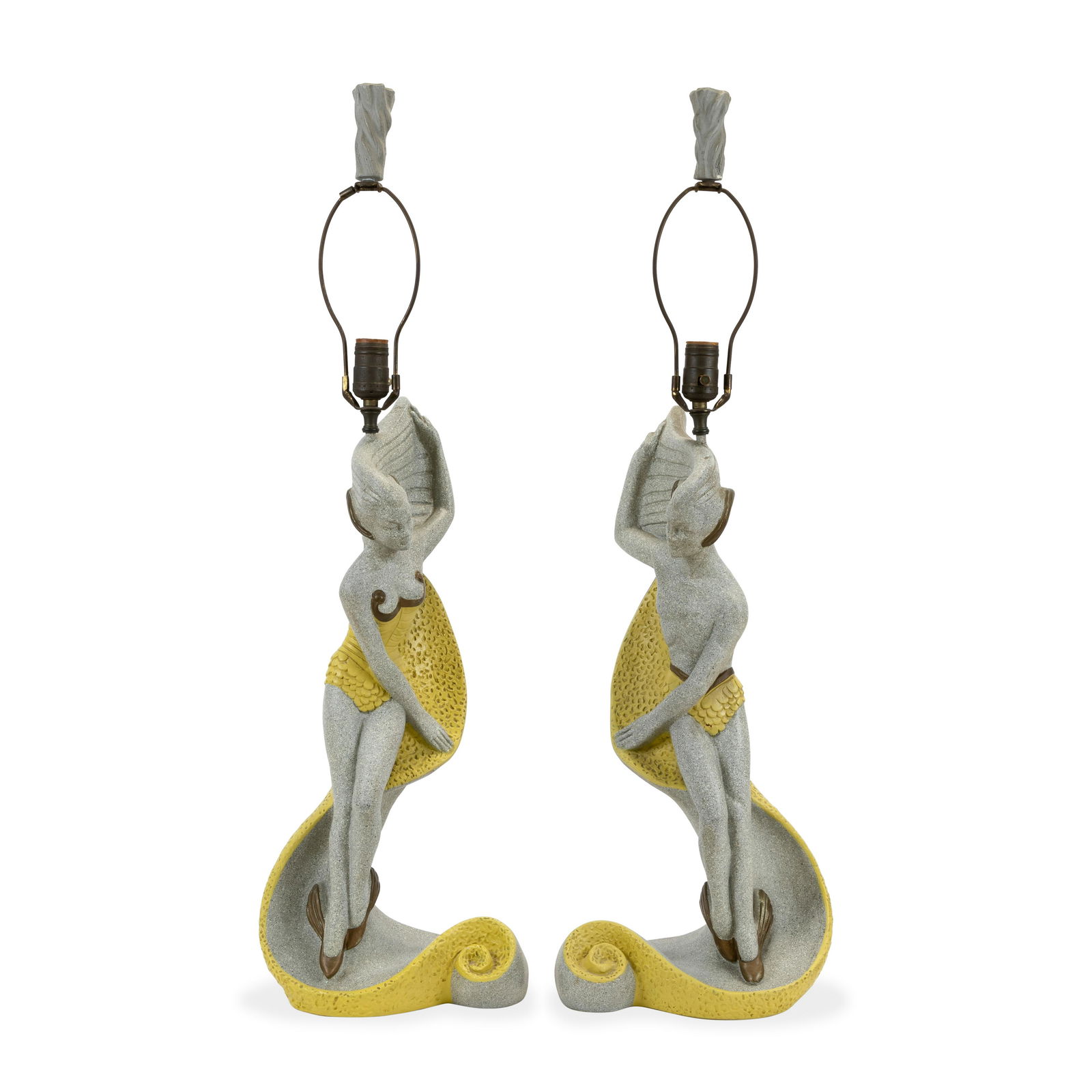 Deco Style Figural Lamps - Pair (1 of 3)