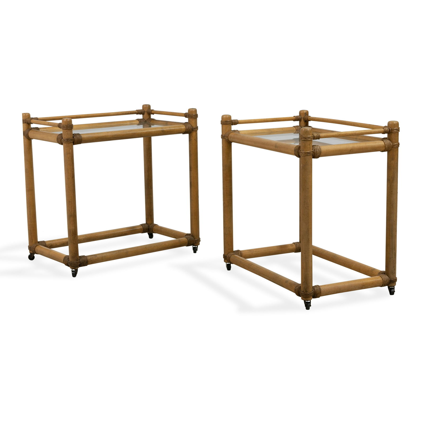 Bamboo Style End Tables (1 of 2)