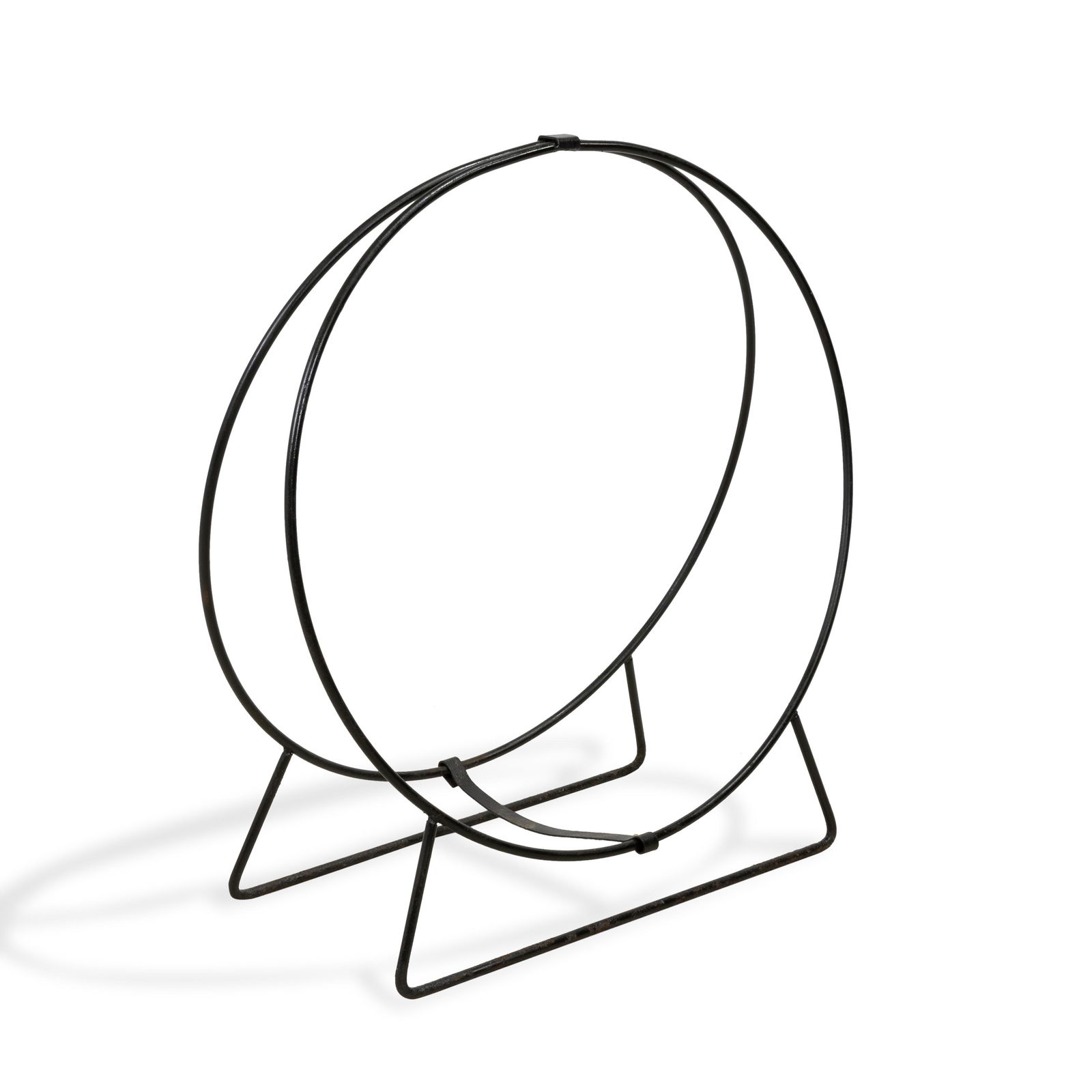 Black Metal Log Hoop (1 of 2)