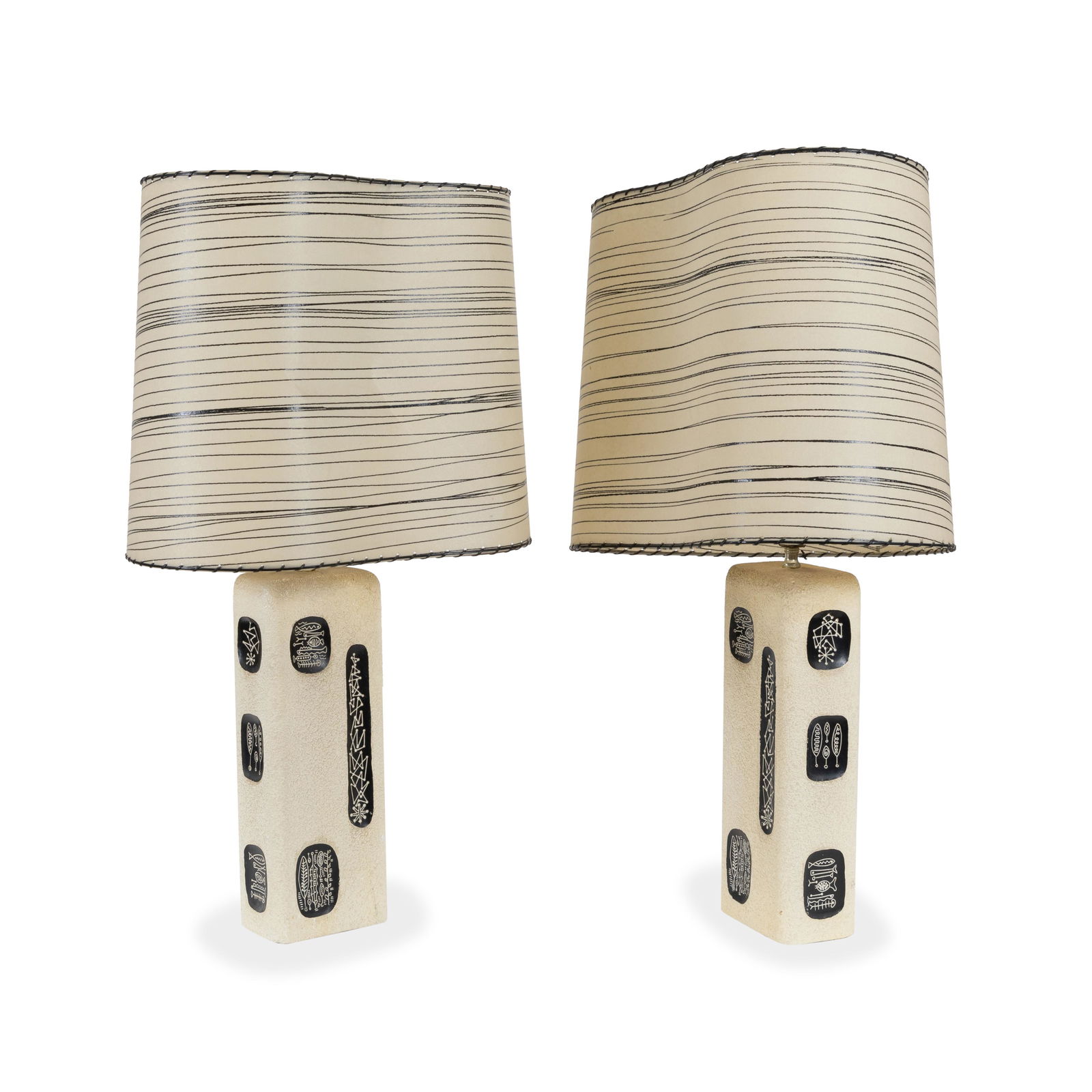 F.A.I.P. - Mid Century Lamps - Pair (1 of 3)