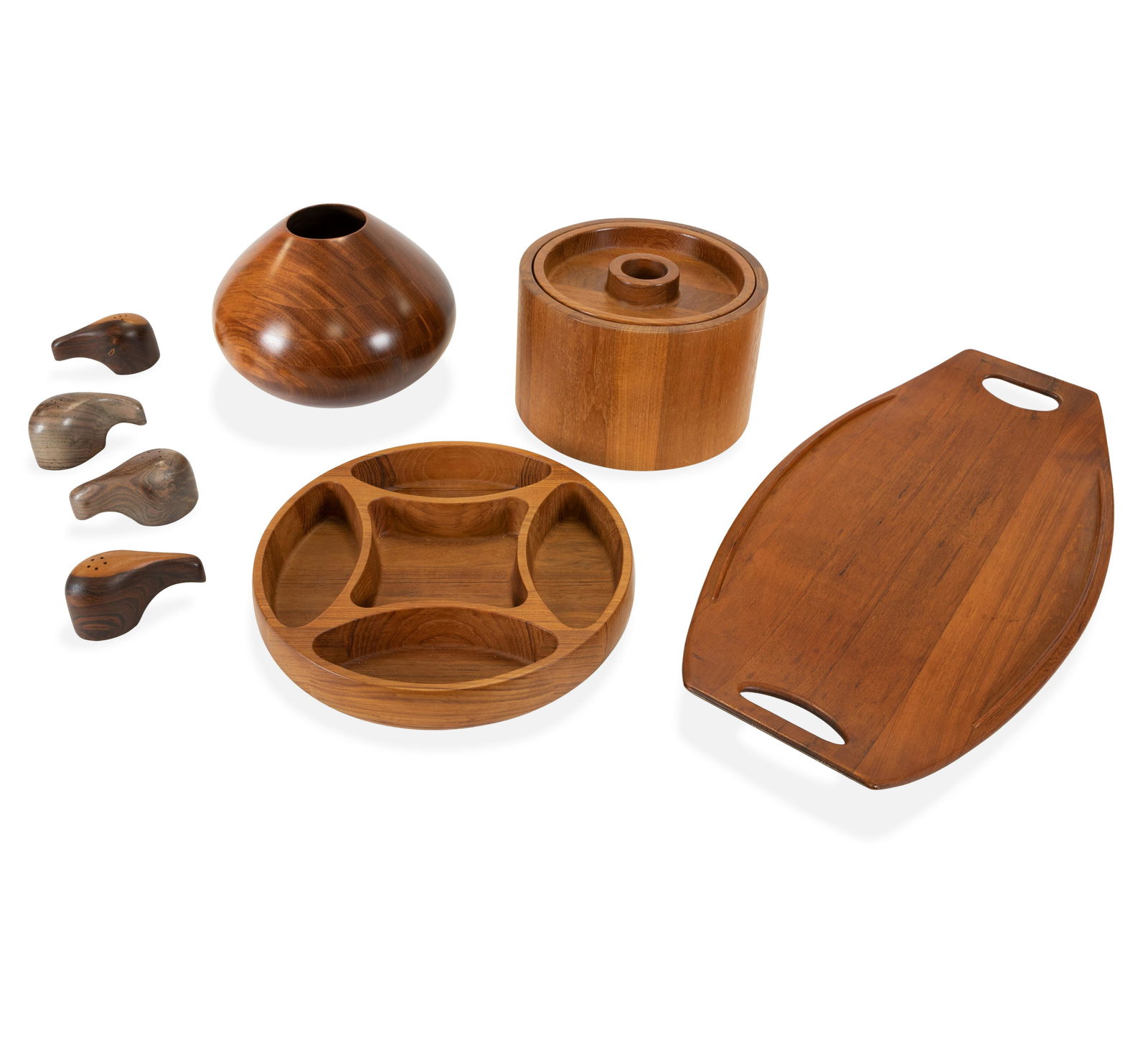 Lot Scandinavian Modern Teak Tableware (1 of 5)