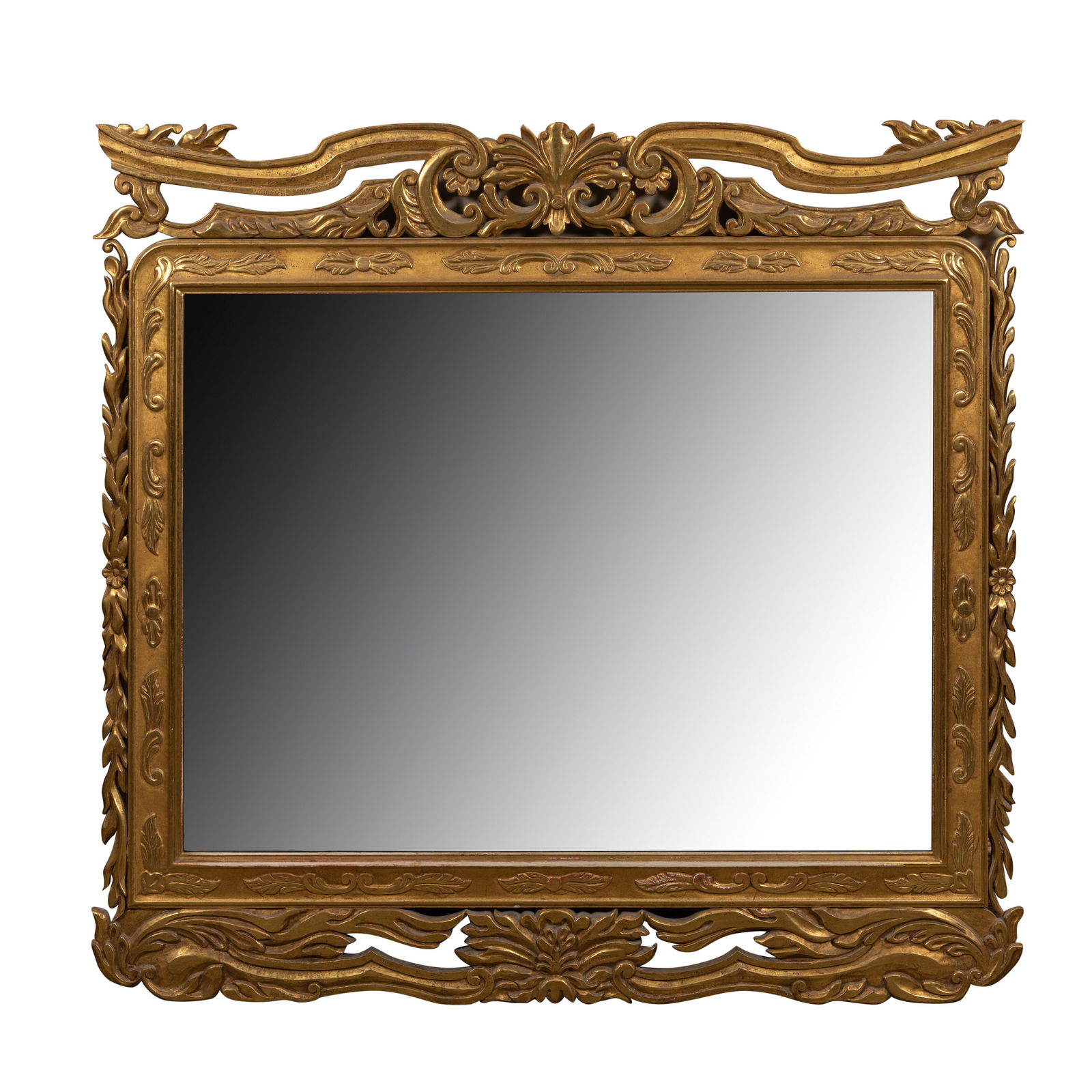 Ornate Gold Leaf Mirror (1 of 4)