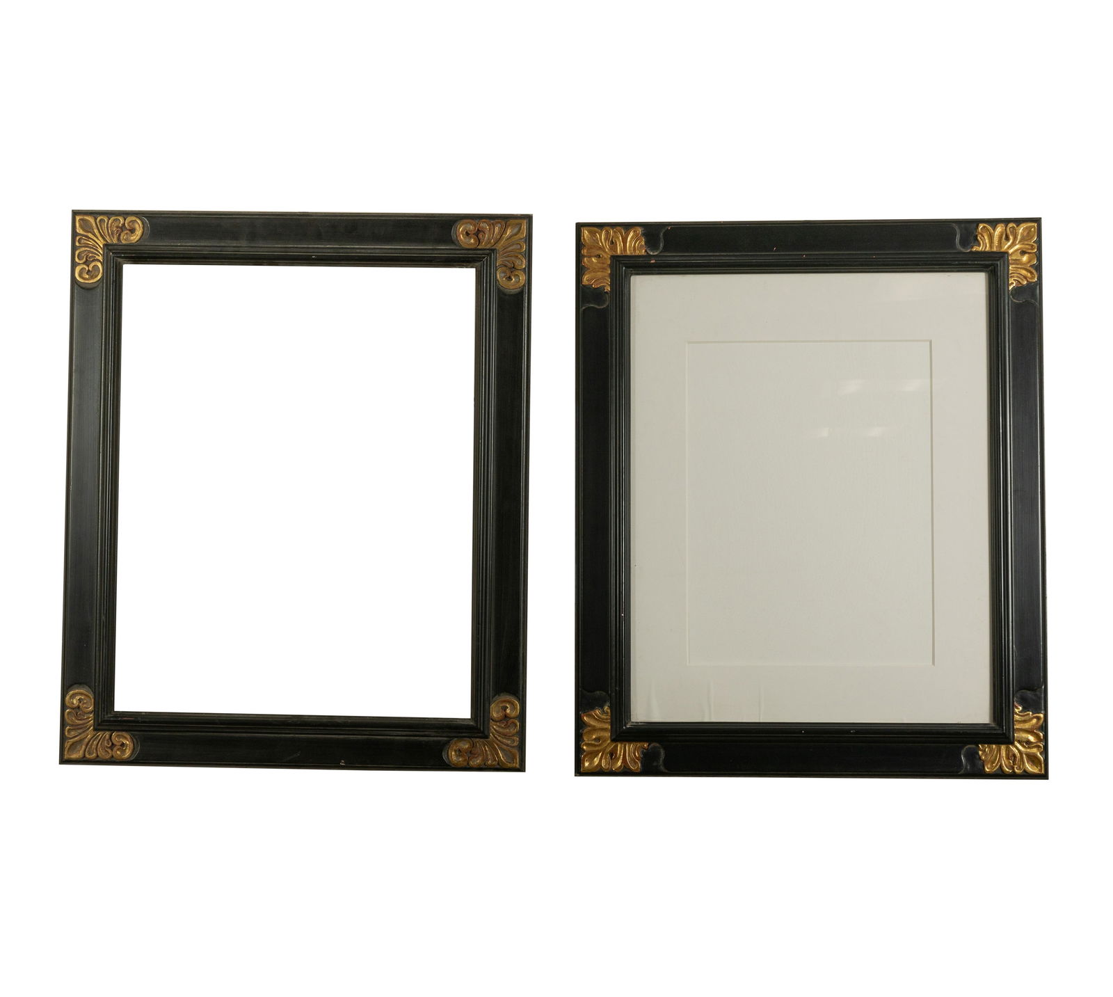 Ebony and Gold Leaf Frames - Pair (1 of 3)