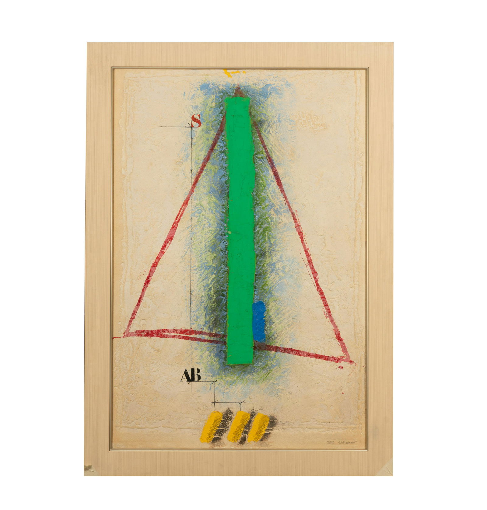 Large Abstract Intaglio Print (1 of 6)