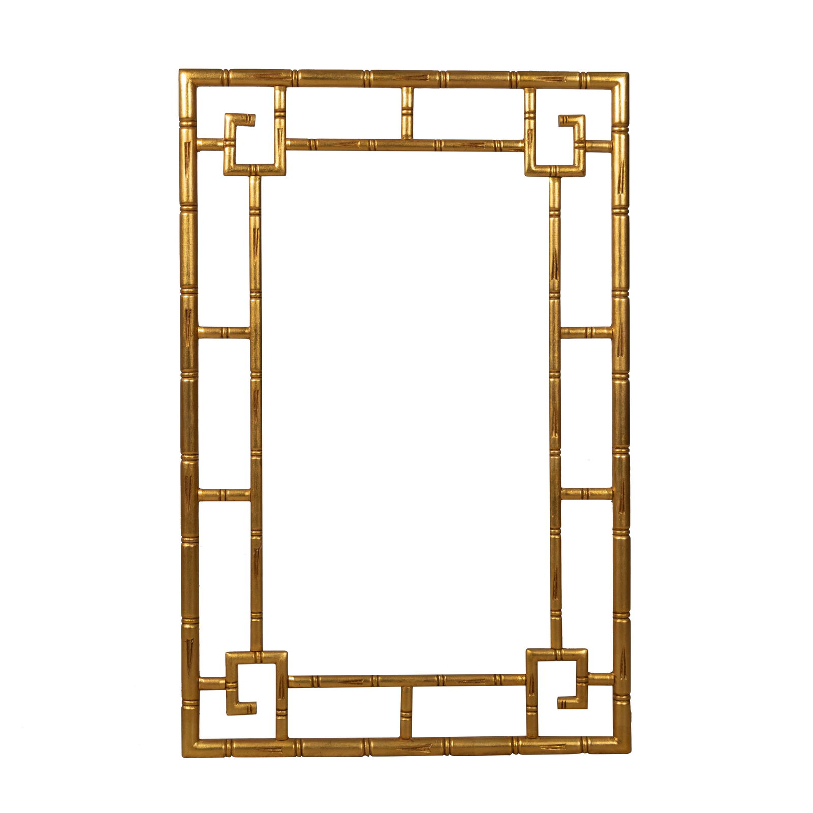 Faux Bamboo Style Gold Leaf Frame (1 of 3)