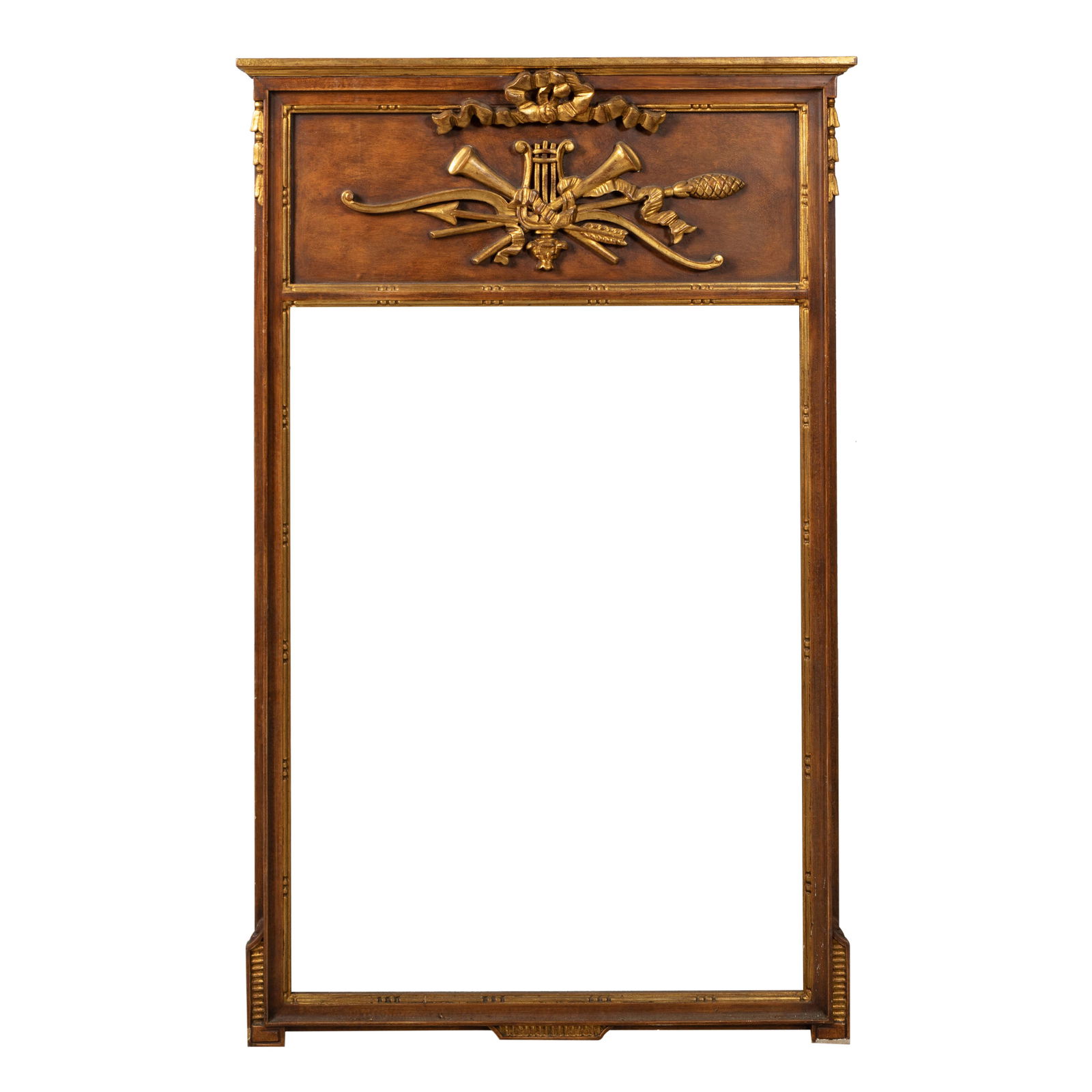 Empire Style Burl and Gold Leaf Frame (1 of 3)