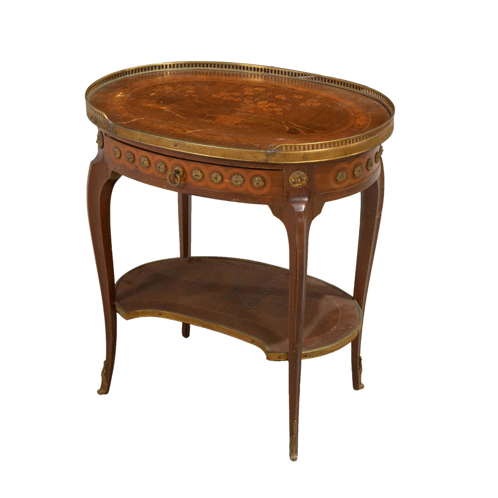 French Style Inlaid Table (1 of 5)