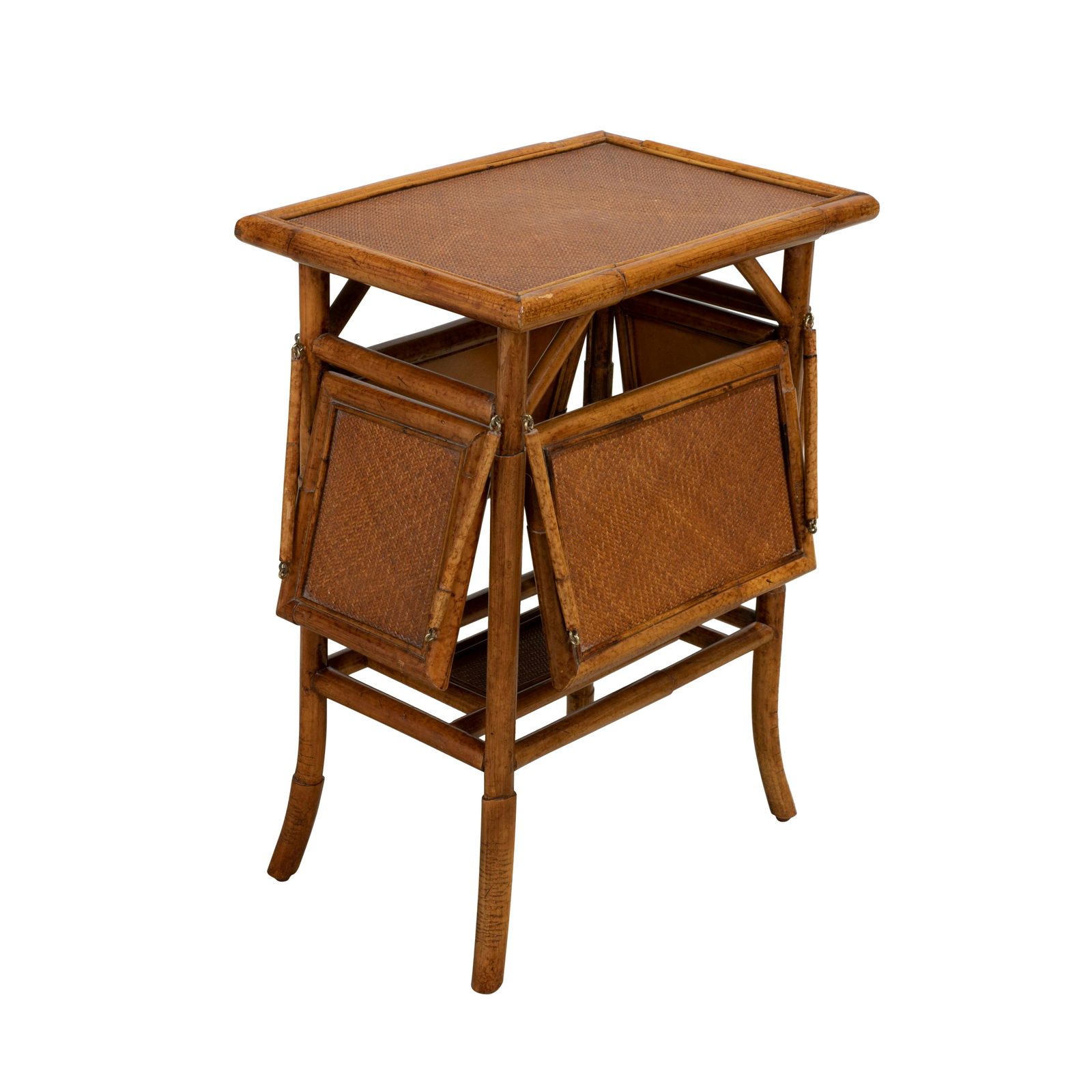 Rattan Drop Side Plant Stand (1 of 5)