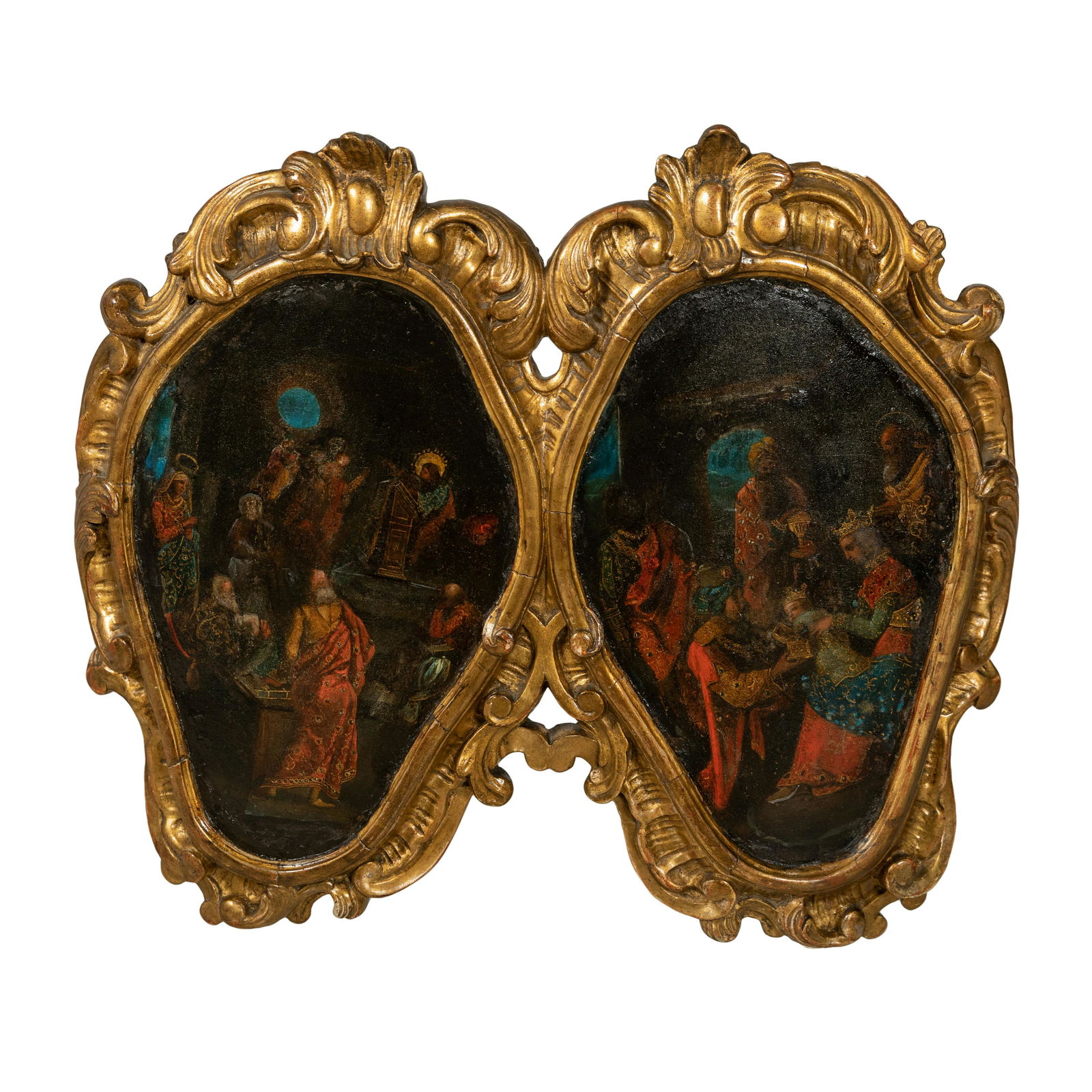 Circa 1800 Antique Oil on Board 3 Kings (1 of 7)