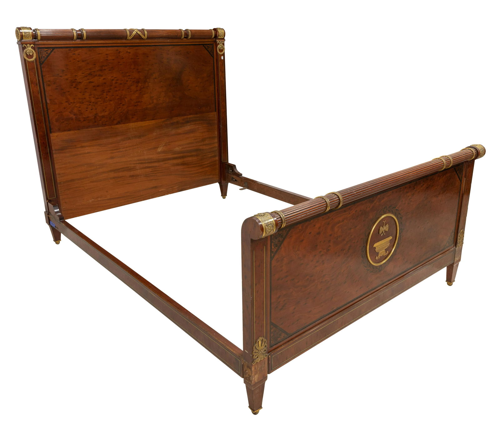 Russian Neoclassical Bronze Mounted Bed (1 of 8)