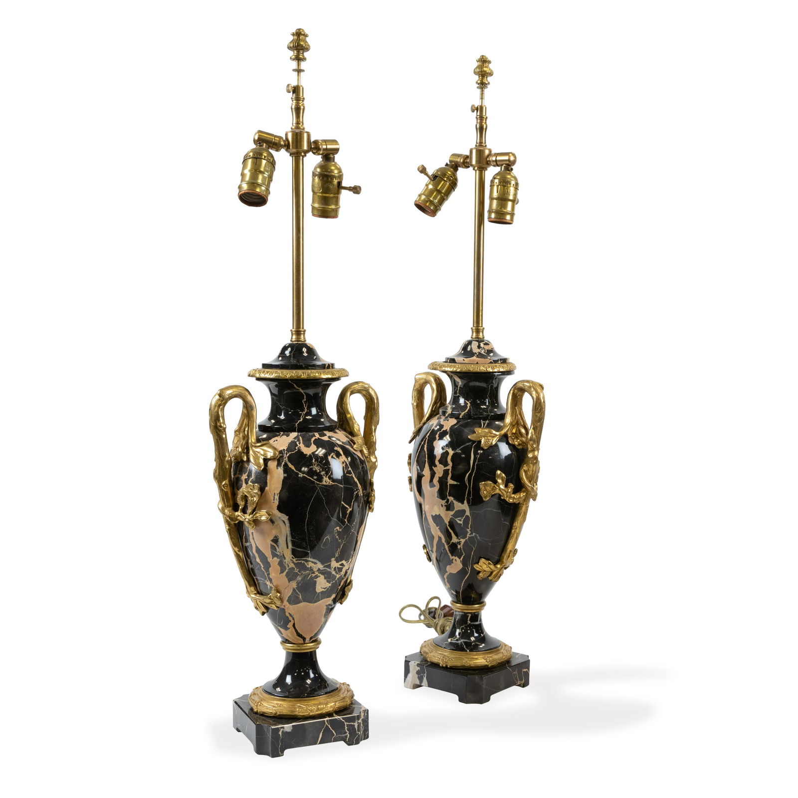 Bronze Mounted French Marble Lamps (1 of 5)